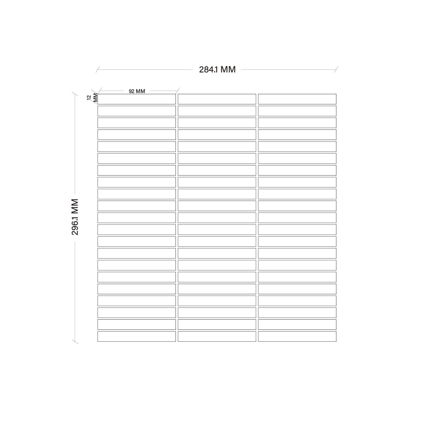 Antique White Gloss Porcelain Mosaic Tile Kit - 12x92 Inch - Perfect for Kitchen Backsplash, Bathroom Wall, and Fireplace Surround