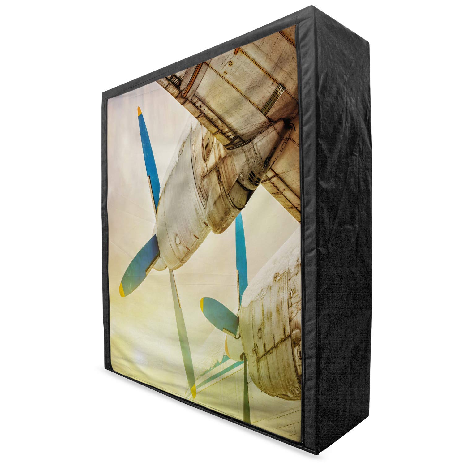 Vintage Airplane Portable Fabric Wardrobe - 59