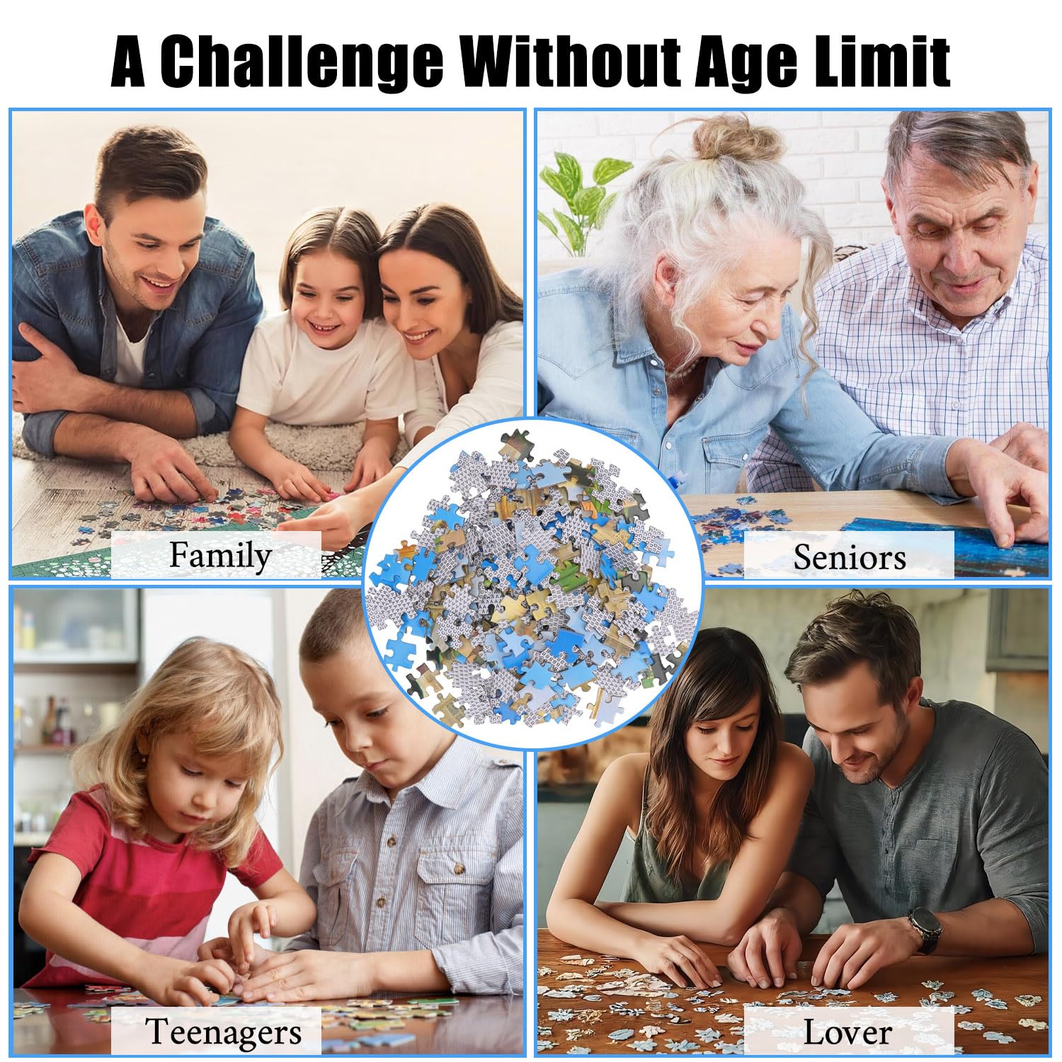 Custom Photo Puzzle - Personalized 120/200/300/500/1000 Piece Jigsaw Puzzle | Unique Gift for Family, Wedding, Graduation & Pet Lovers | Perfect for Home Decor, Memory Keepsakes & Party Activities