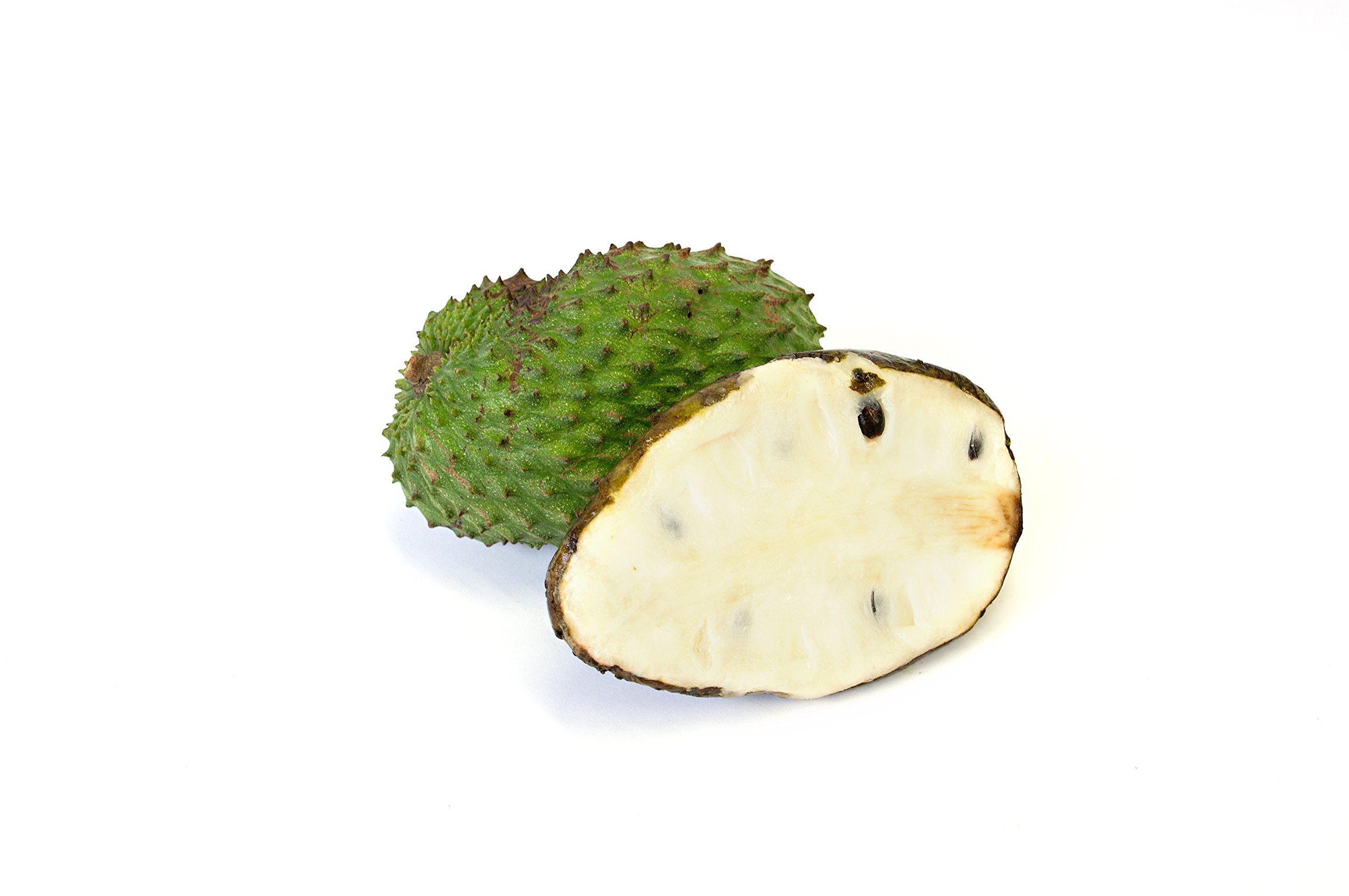 Organic Guanabana (Soursop/Graviola) Fresh Fruit, 2-3 Lb - Tropical Superfruit for Smoothies, Juices & Healthy Snacks - USDA Certified, Grown in USA