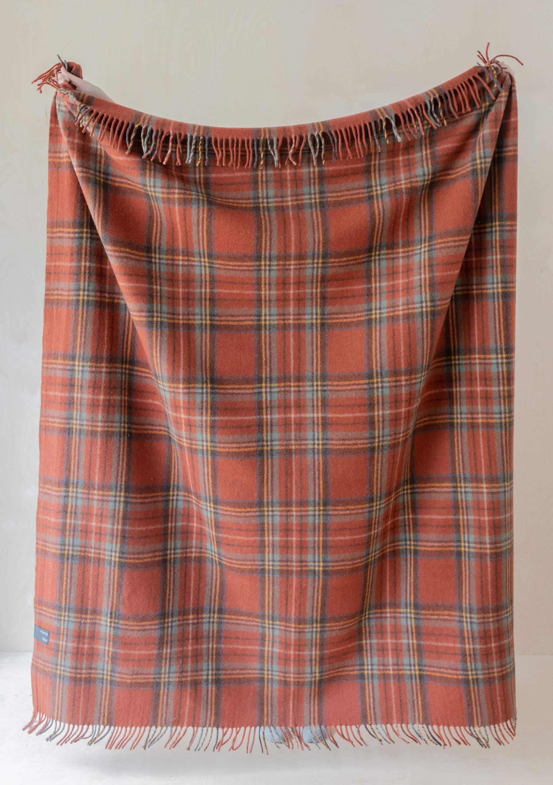The Tartan Blanket Co. Recycled Wool Knee Blanket - Stewart Royal Antique Tartan (28