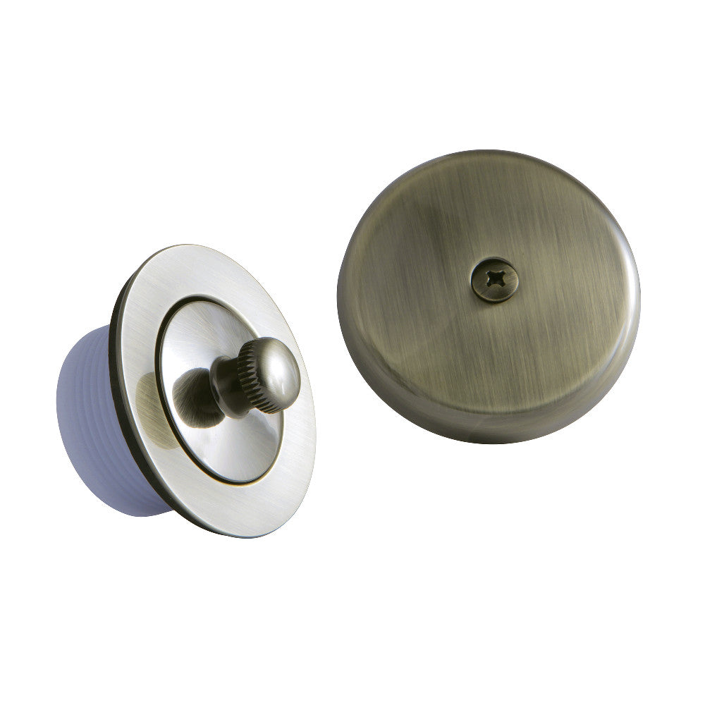 Lift & Turn Tub Drain Kit - Easy Install Bathroom Sink Drain Stopper - Perfect for Bathtub, Shower, and Sink Drain Replacement (Chrome Finish)