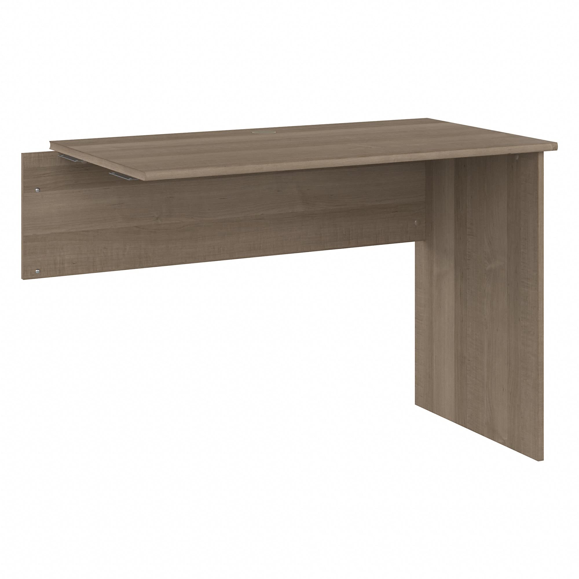 Bush Furniture Cabot 42W L-Shaped Computer Desk with Return in Ash Gray - Perfect for Home Office, Gaming Setup & Small Workspace