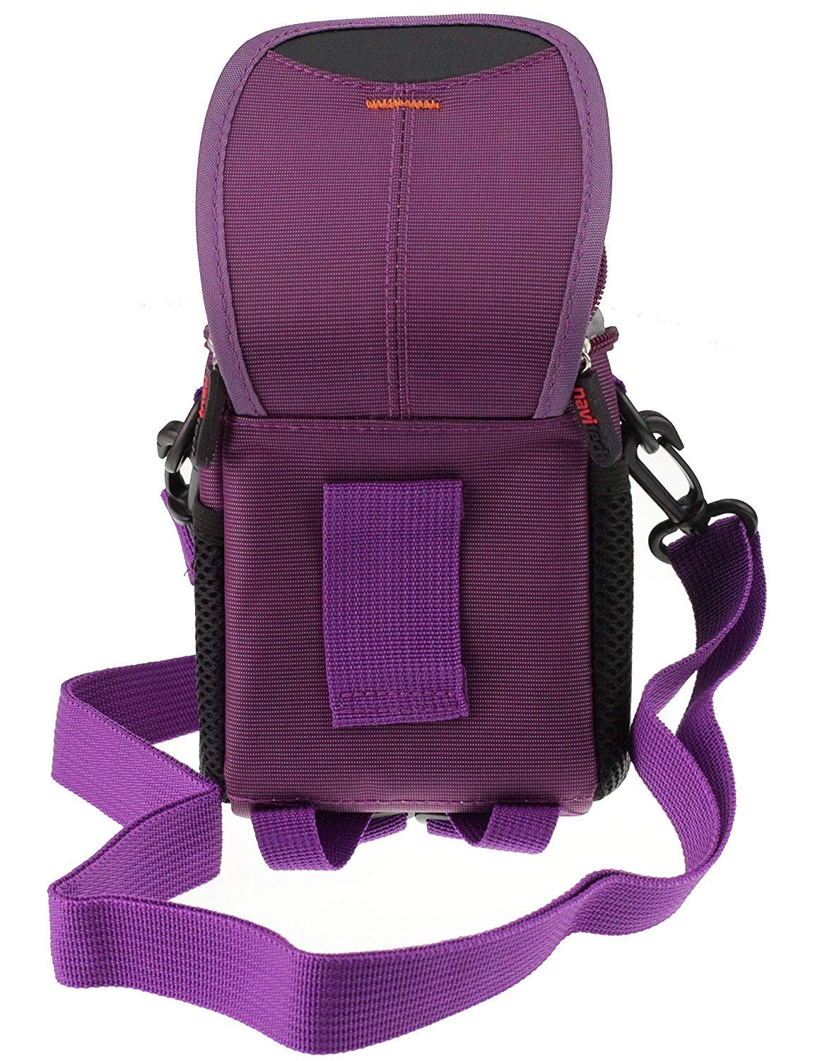Navitech Purple Digital Camcorder Case Bag for Canon Vixia HF W10 - Waterproof Protective Cover with Adjustable Belt & Shoulder Strap - Perfect for Travel, Outdoor Shooting & Camera Storage