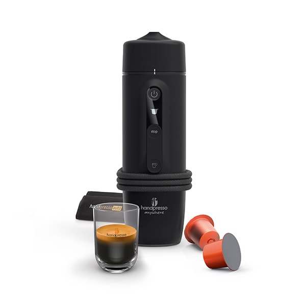Handpresso Auto NS Capsule Espresso Machine - Portable Coffee Maker for Home, Office & Travel - Compatible with Nespresso OriginalLine Pods - Perfect for Coffee Lovers & On-the-Go Brewing