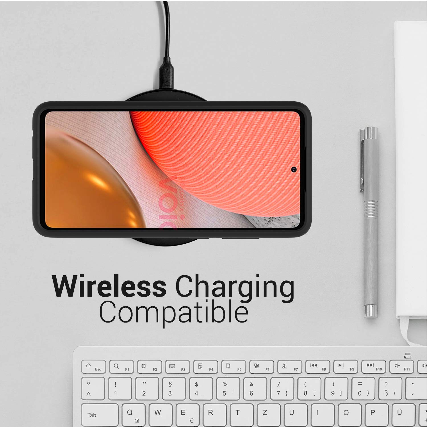 Magnetic Samsung Galaxy A52 Case - Rugged Metal Stand Cover for Outdoor Use