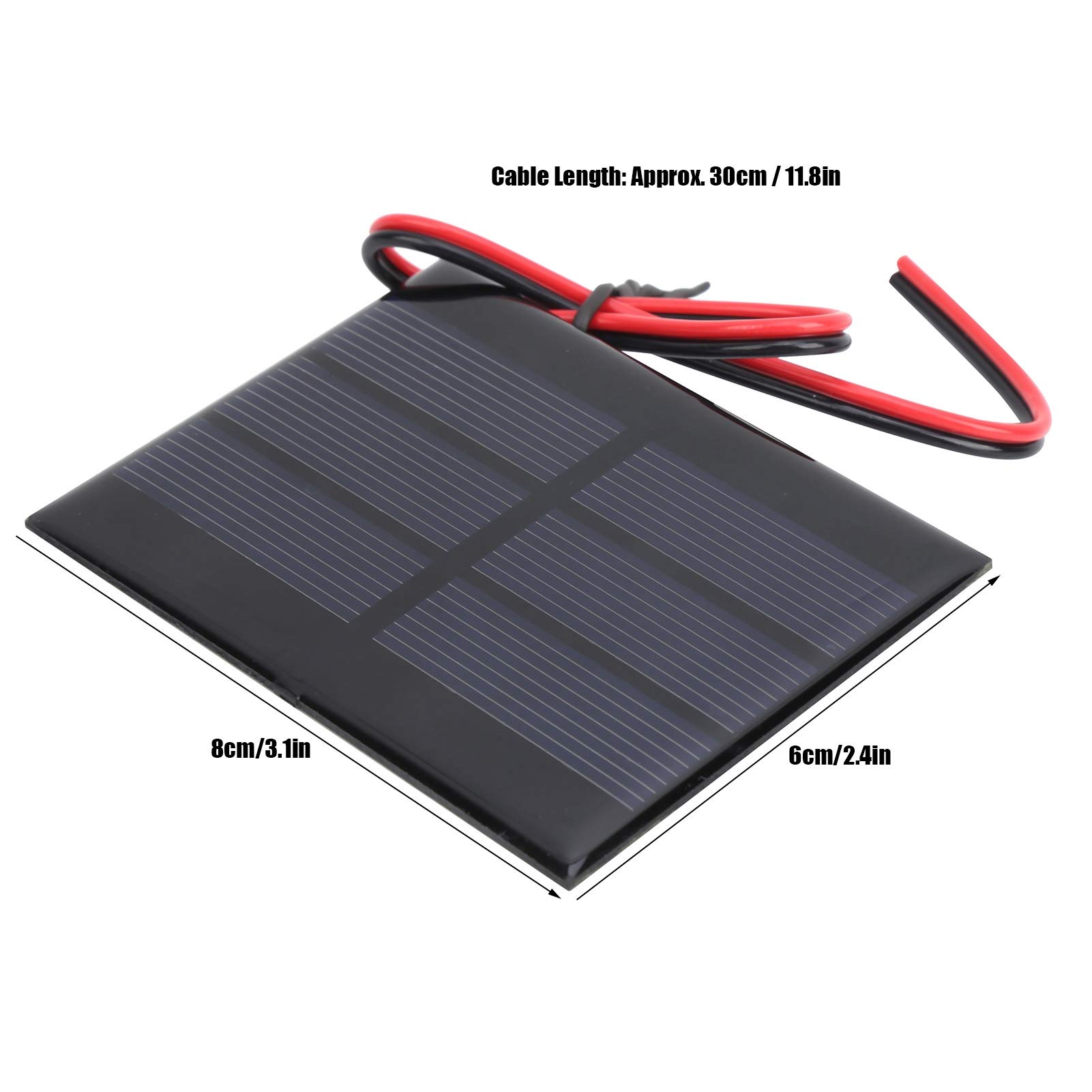 Portable Solar Panel Charger - 5pcs 1.5V Mini Solar Panels for Phone Charging, Flashlights & Landscape Lights - Ideal for Outdoor Camping, Emergency Power & Garden Lighting