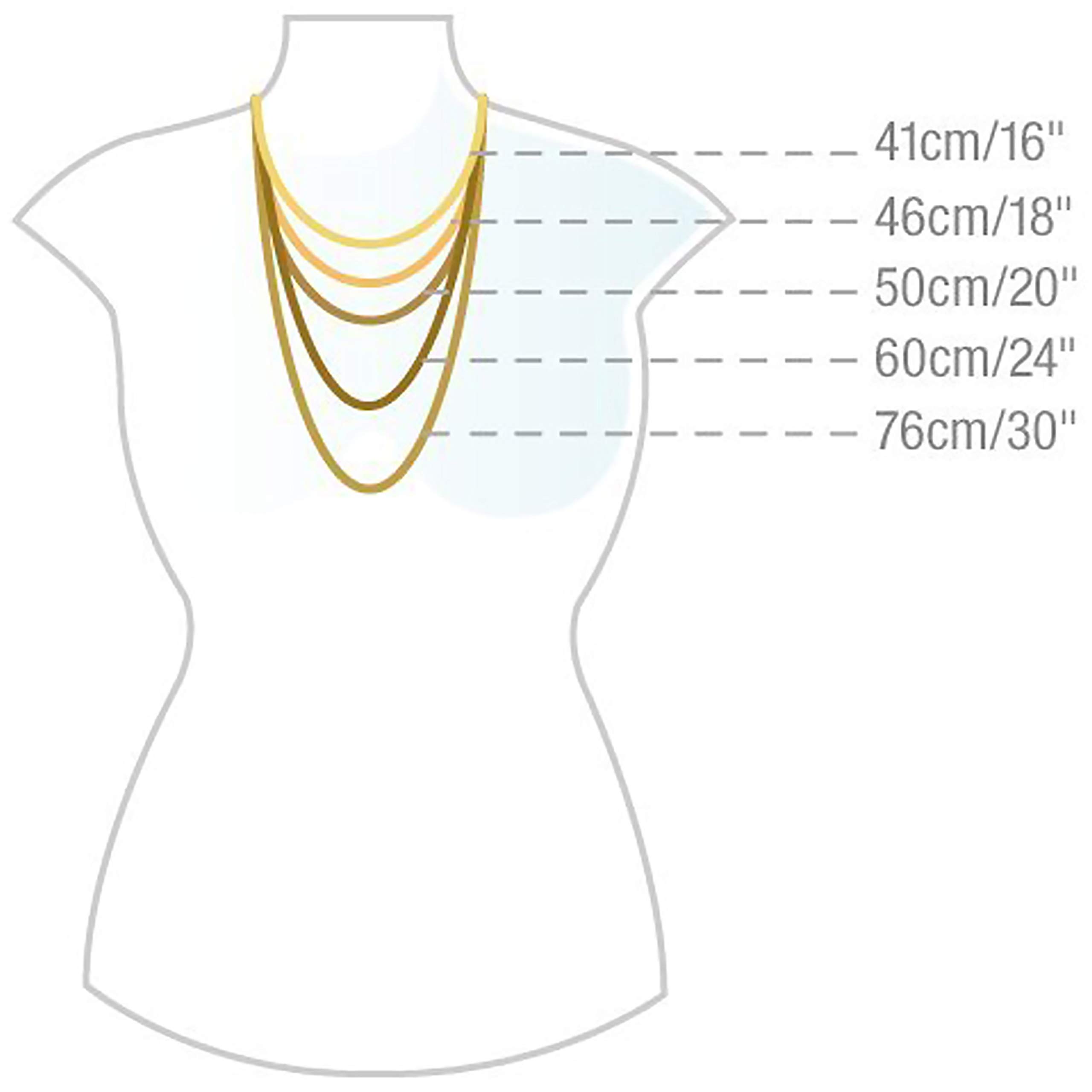 Tuscany Sterling Silver Graduated Beads Necklace for Women - 18 Inch (46cm) Elegant Layered Chain Jewelry for Parties, Weddings & Everyday Wear