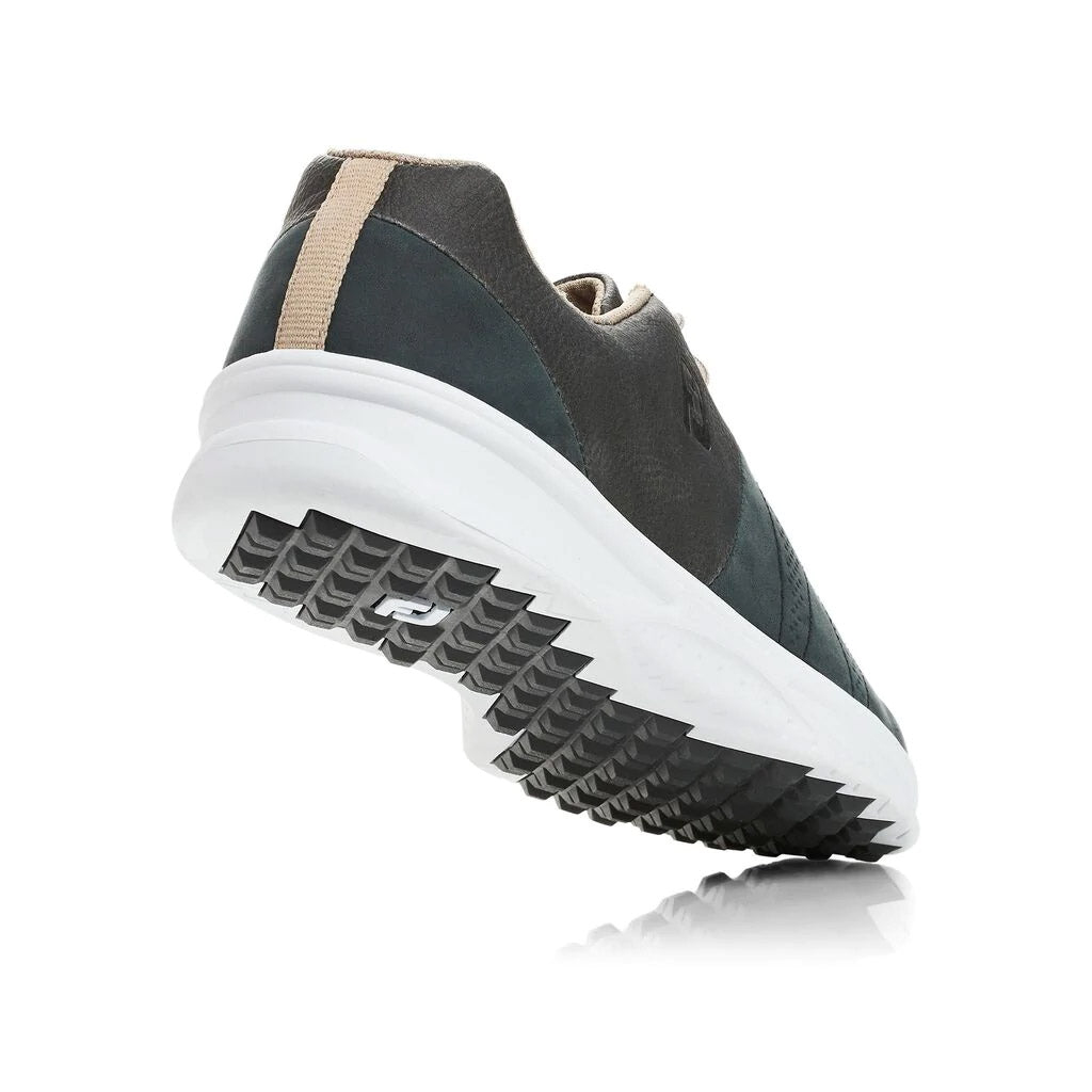 FootJoy Contour Casual Grey Men's Golf Shoes - Comfortable & Stylish Spiked Golf Footwear for Walking the Course | Perfect for Golfers, Casual Play & Outdoor Sports