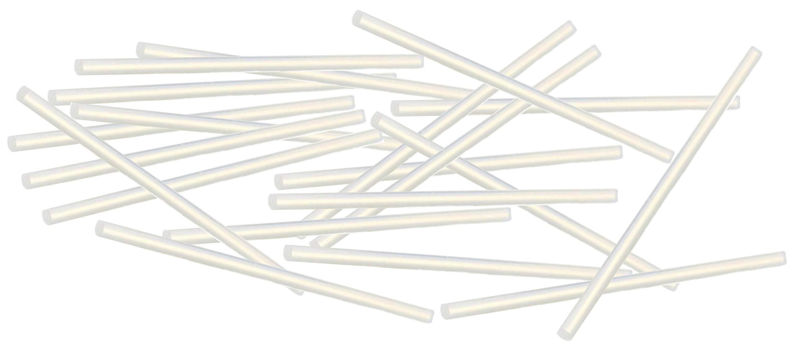 FADMAN 7mm Clear Transparent Hot Glue Sticks - 20 Pack Compatible with 20 Watt Glue Guns - Perfect for DIY Crafts, Home Repairs & School Projects