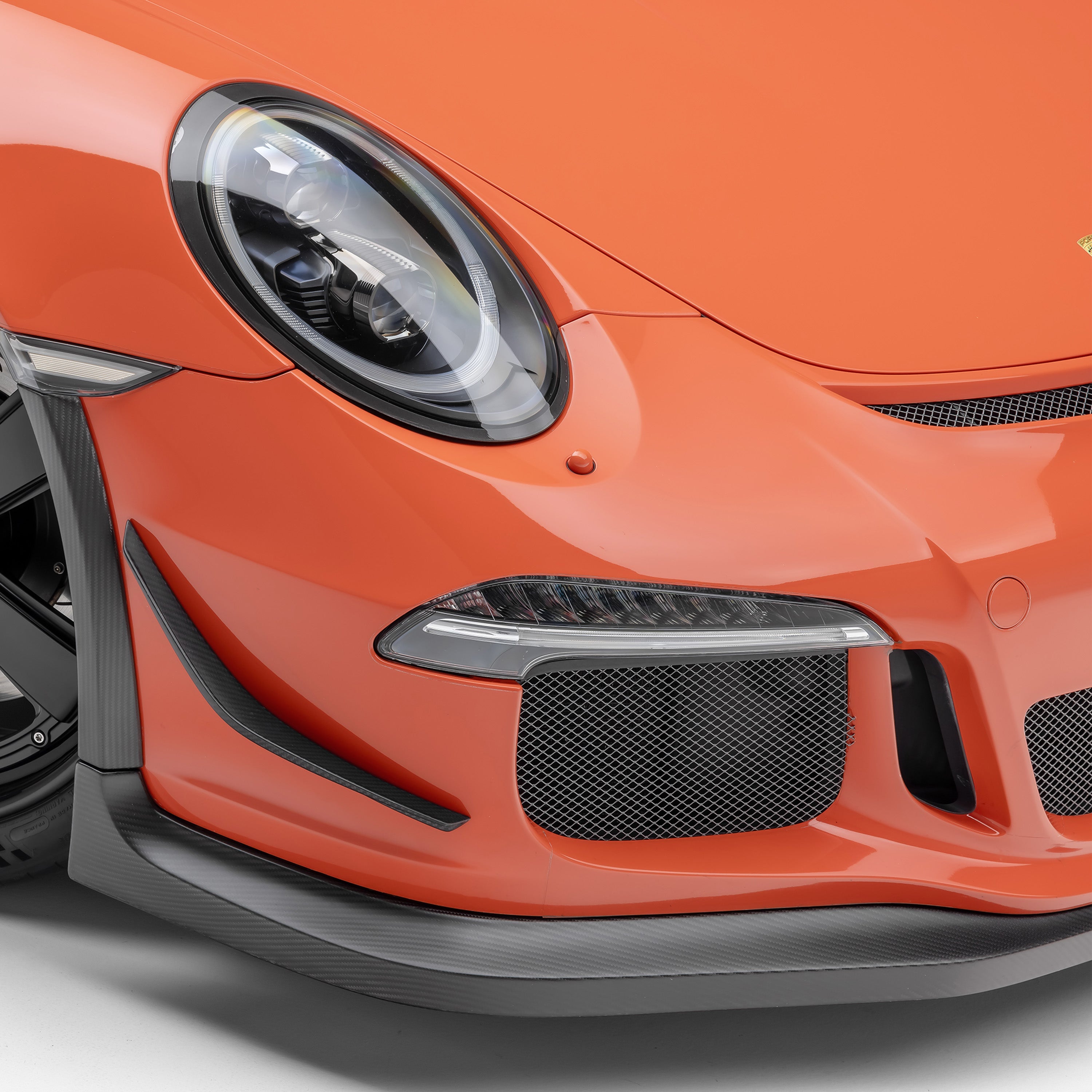 Porsche 991.1 911 GT3RS Front Bumper Lip Spoiler - Carbon Fiber Performance Upgrade for Track & Street Racing