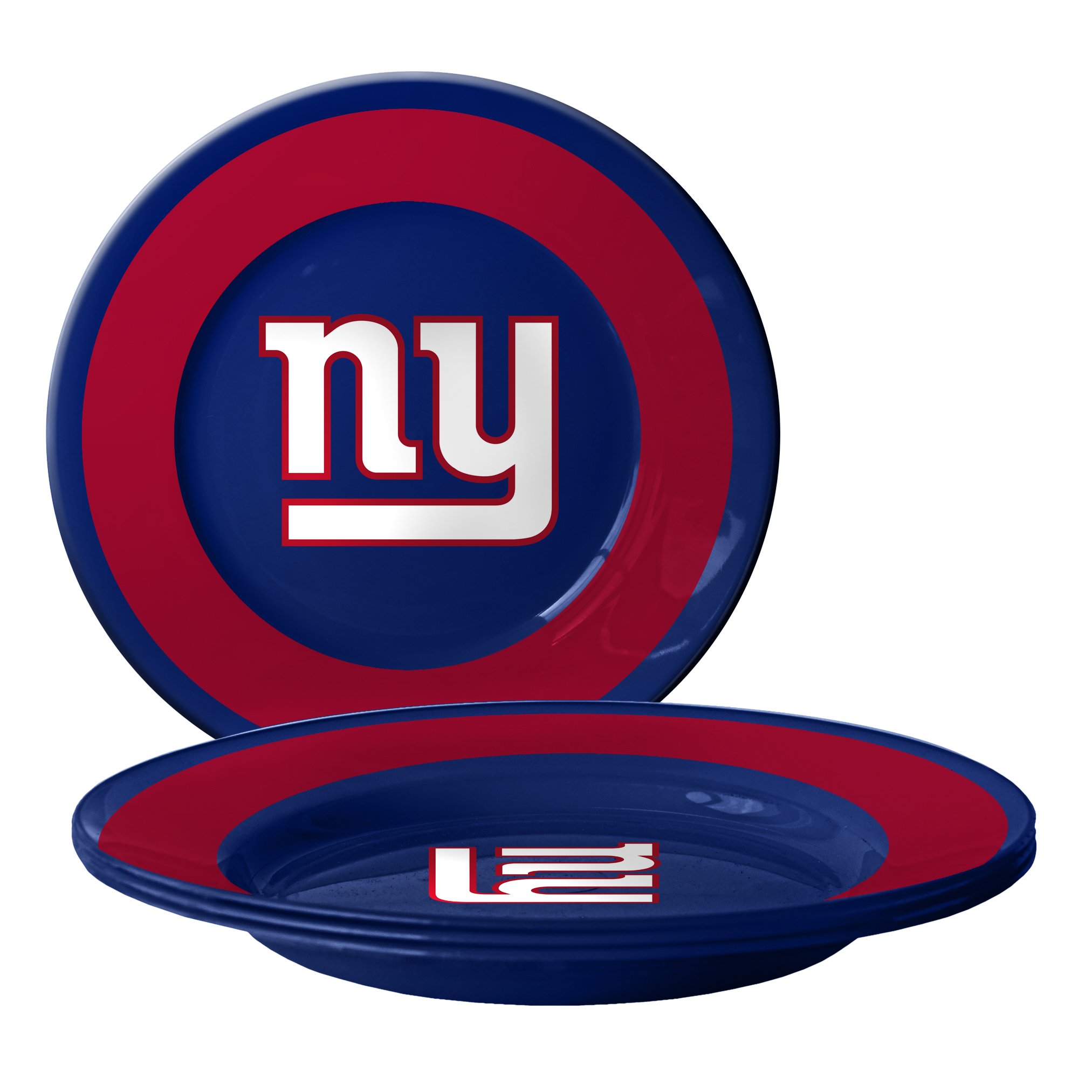 Official NFL Plastic Plates Set of 4 - Team Logo Dinnerware for Game Day Parties, BBQs & Tailgating - Durable Disposable Plates for Football Fans