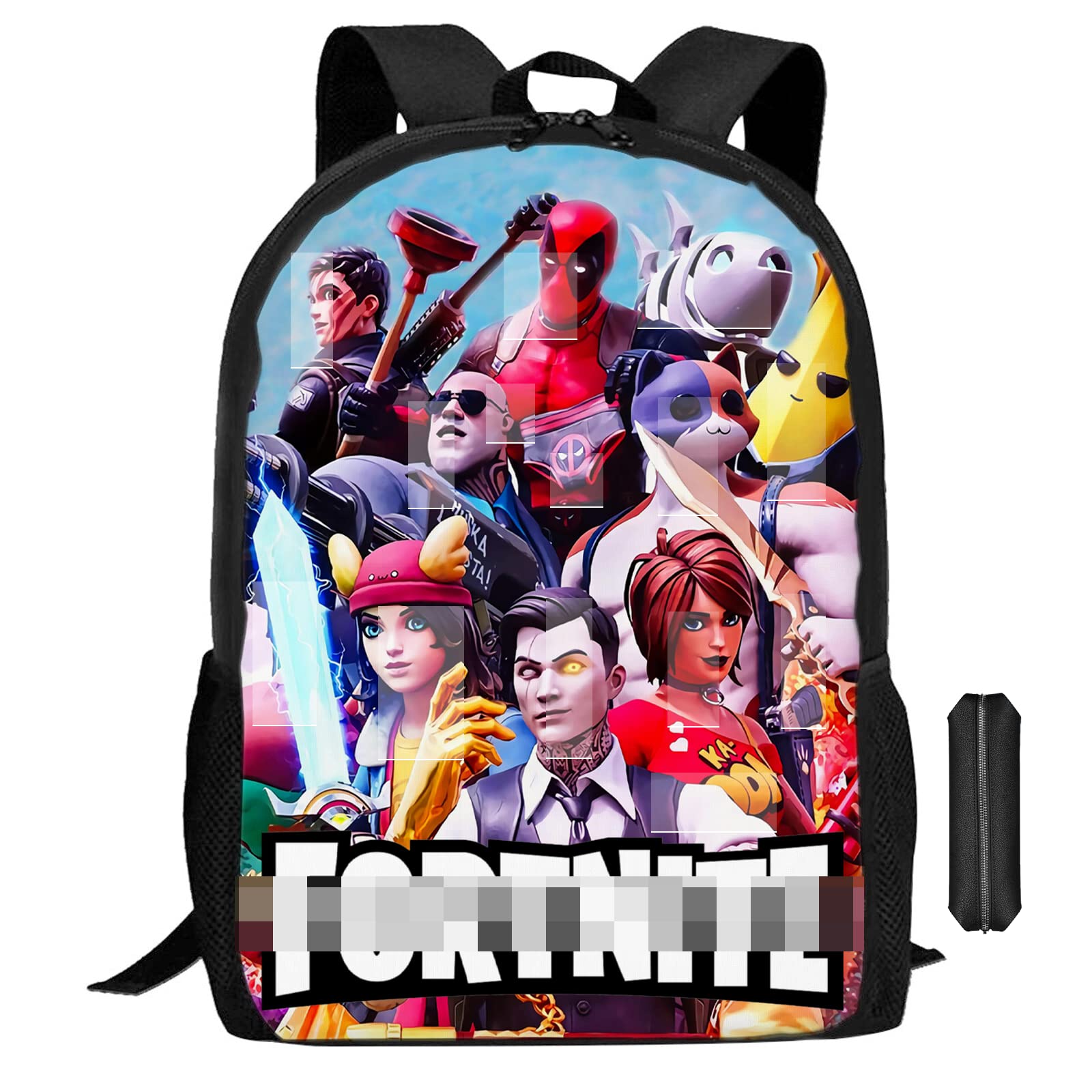 Stylish Teen Backpack for Gaming & Travel - Lightweight Durable School Backpack with Multiple Pockets - Perfect for School, Gaming Conventions & Weekend Trips - One Size Fits All (F-4 Model)