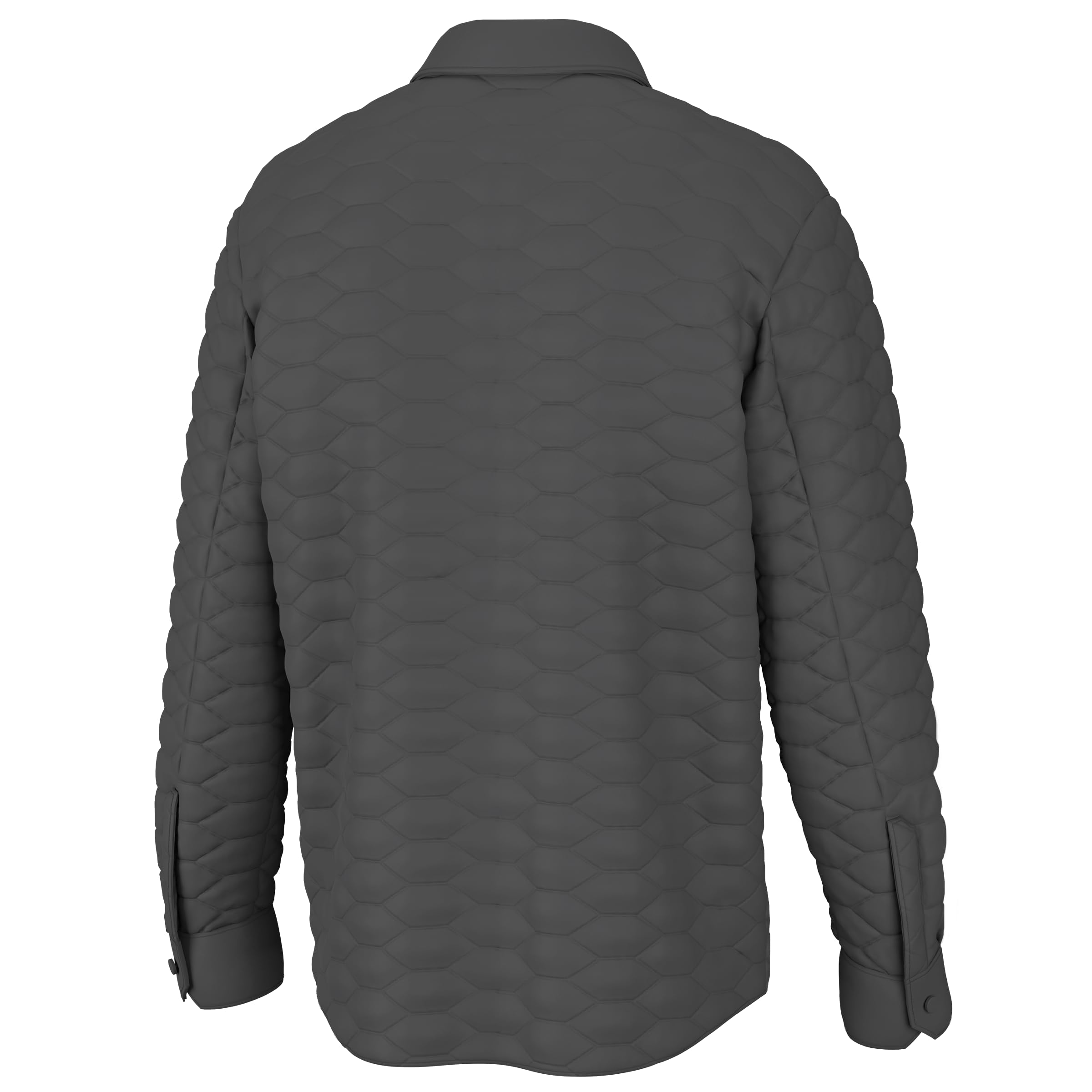 HUK Men's Tarpon Quilt Shacket - Button-Down Shirt Jacket Hybrid for Outdoor Camping & Casual Wear