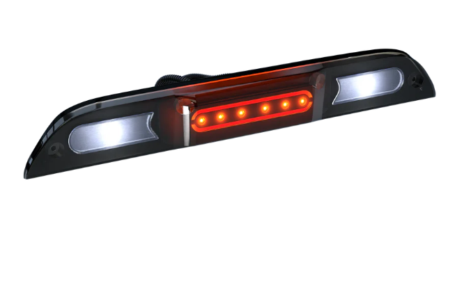 Ford Ranger 2019 2020 3rd Brake Light Replacement - CREE XML LED with Clear Lens - Does Not Fit OEM Cargo Bed Camera Models - Perfect for Off-Roading & Night Driving Safety