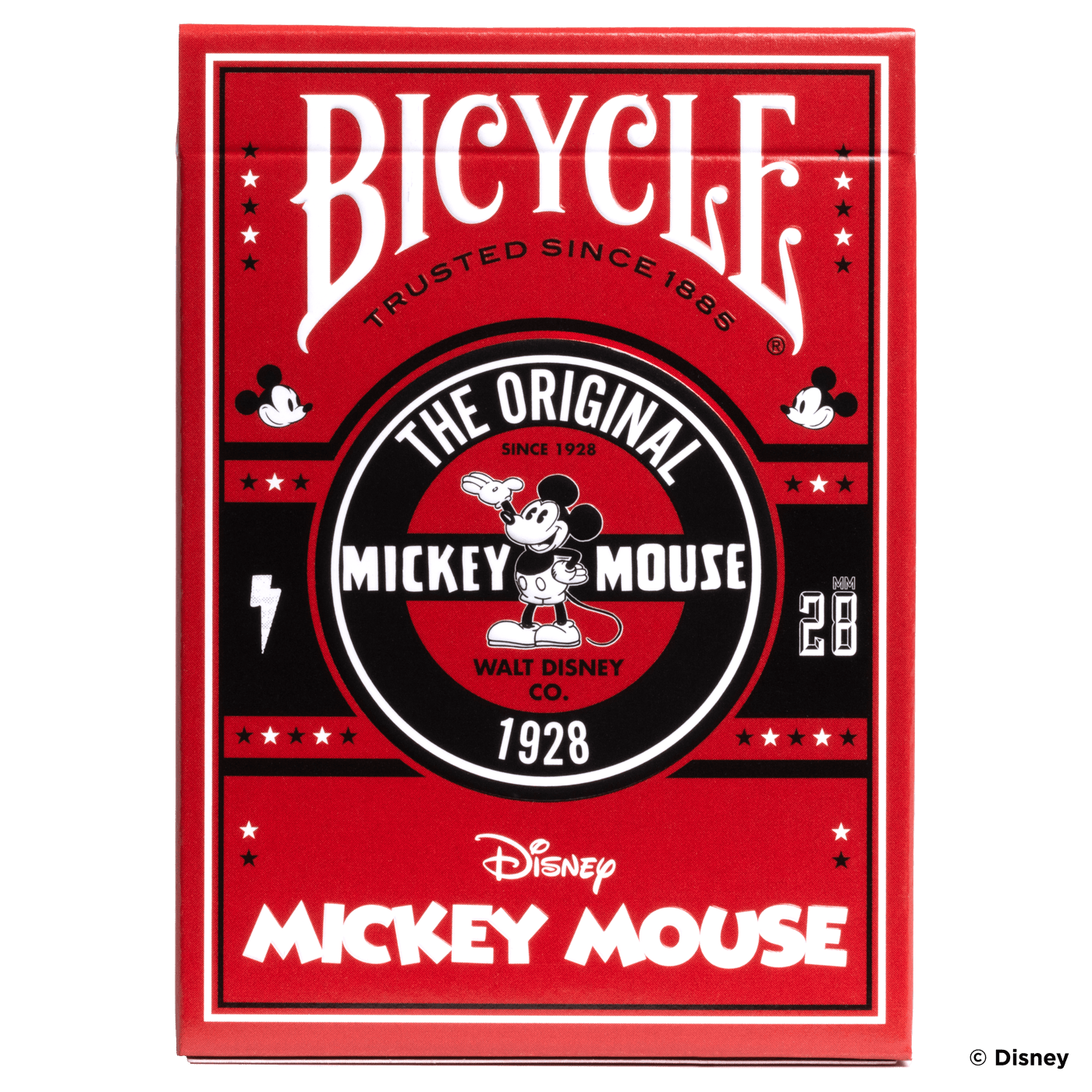 Disney Mickey Mouse Playing Cards - Classic Edition Bicycle Brand for Poker, Magic Tricks, and Family Game Nights