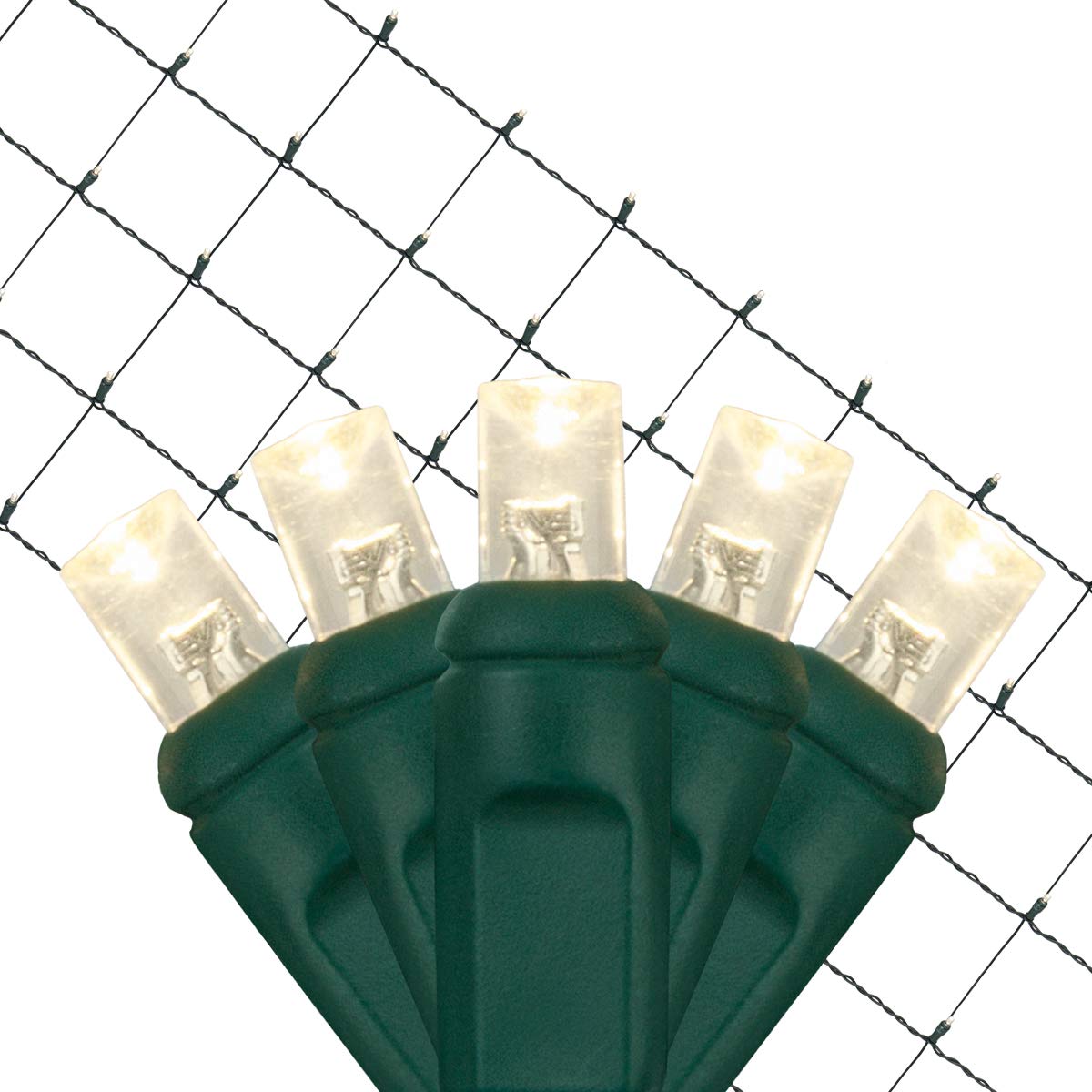 LED Christmas Tree Wrap Lights - 100 Warm White Lights for Outdoor Decor