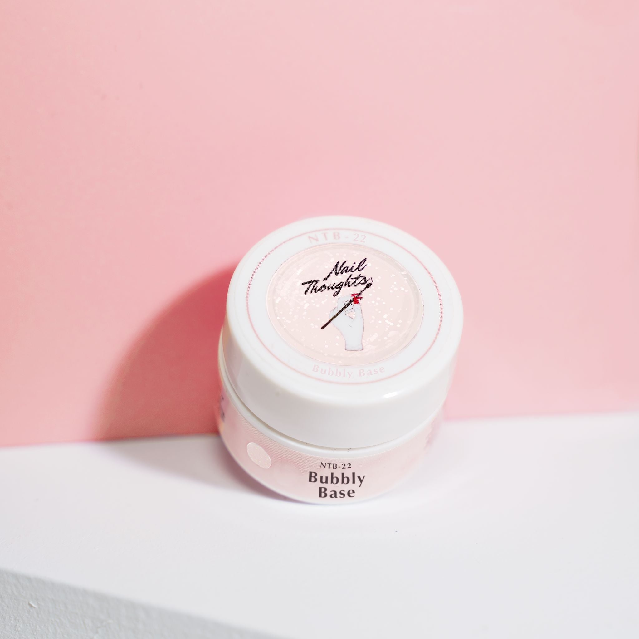 Nail Thoughts POT NTB 22 Bubbly Base 8g - Professional Nail Polish Base Coat for Gel Manicures | Perfect for Salon & Home Nail Art