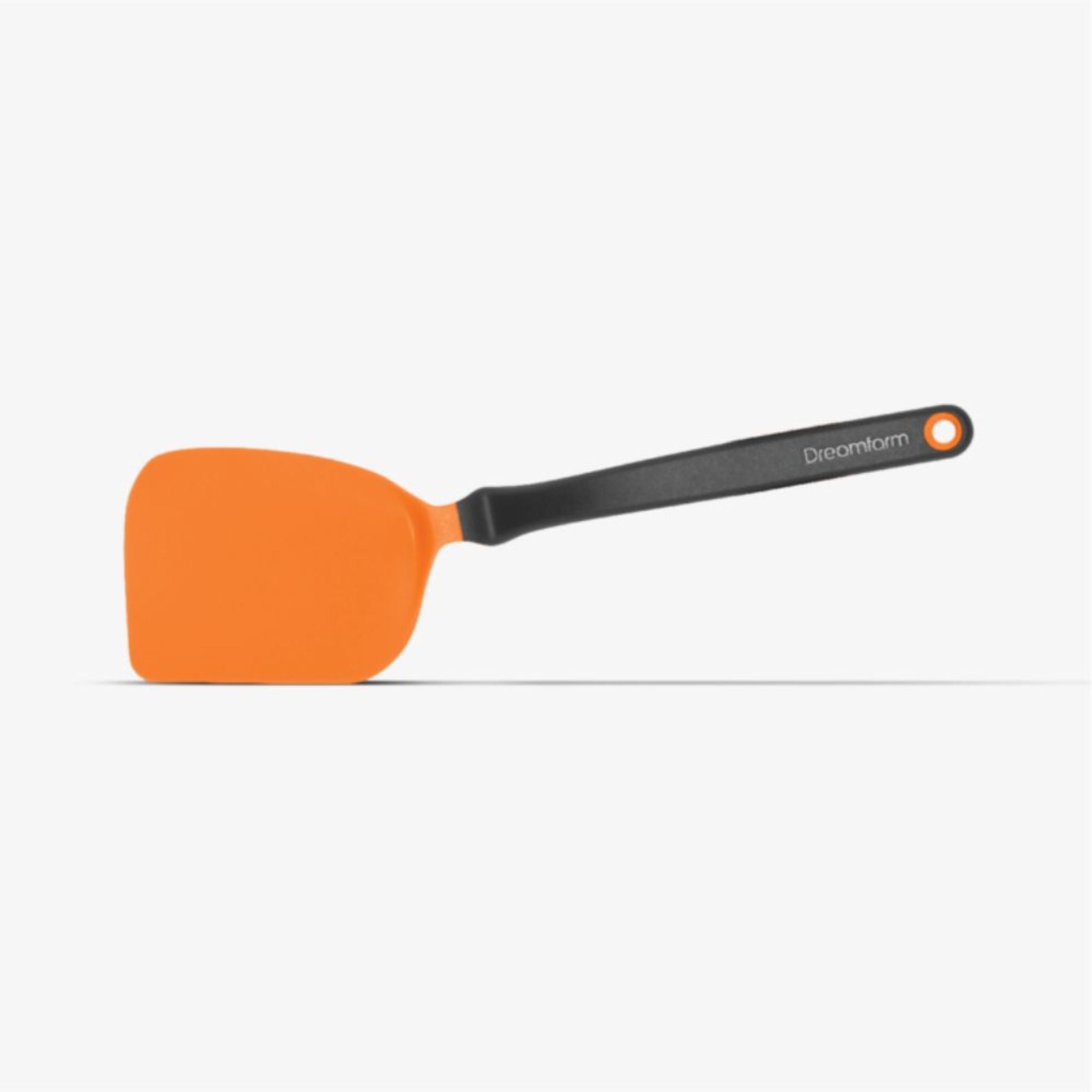DreamFarm Nylon Turner Spatula - Mini Chopula for Non-Stick Cookware - Orange (SH DFCU3543 OR) - Perfect for Flipping Pancakes, Eggs & Delicate Foods