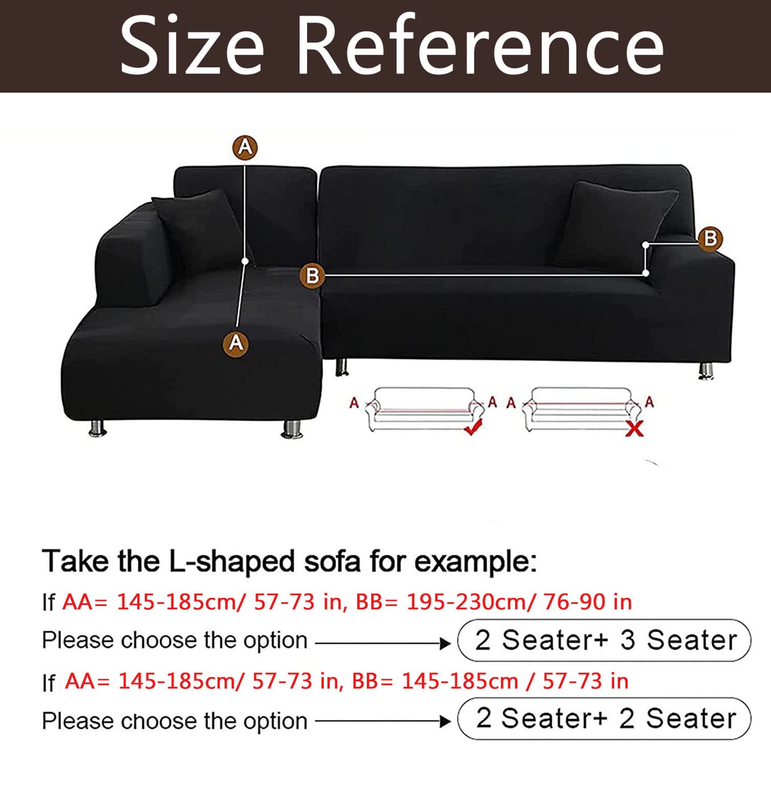 YOPOIY Stretch Velvet Corner Couch Covers - Non-Slip L-Shaped Sofa Slipcover for 1-2 & 3 Seater, Machine Washable Furniture Protector (Blue) | Perfect for Living Room, Home Theater & Family Gatherings