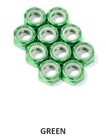 Defiant 8MM Axle Nuts Set of 10 - Heavy Duty Lug Nuts for Cars, Trucks & Motorcycles - Perfect for Wheel Maintenance & Off-Road Adventures