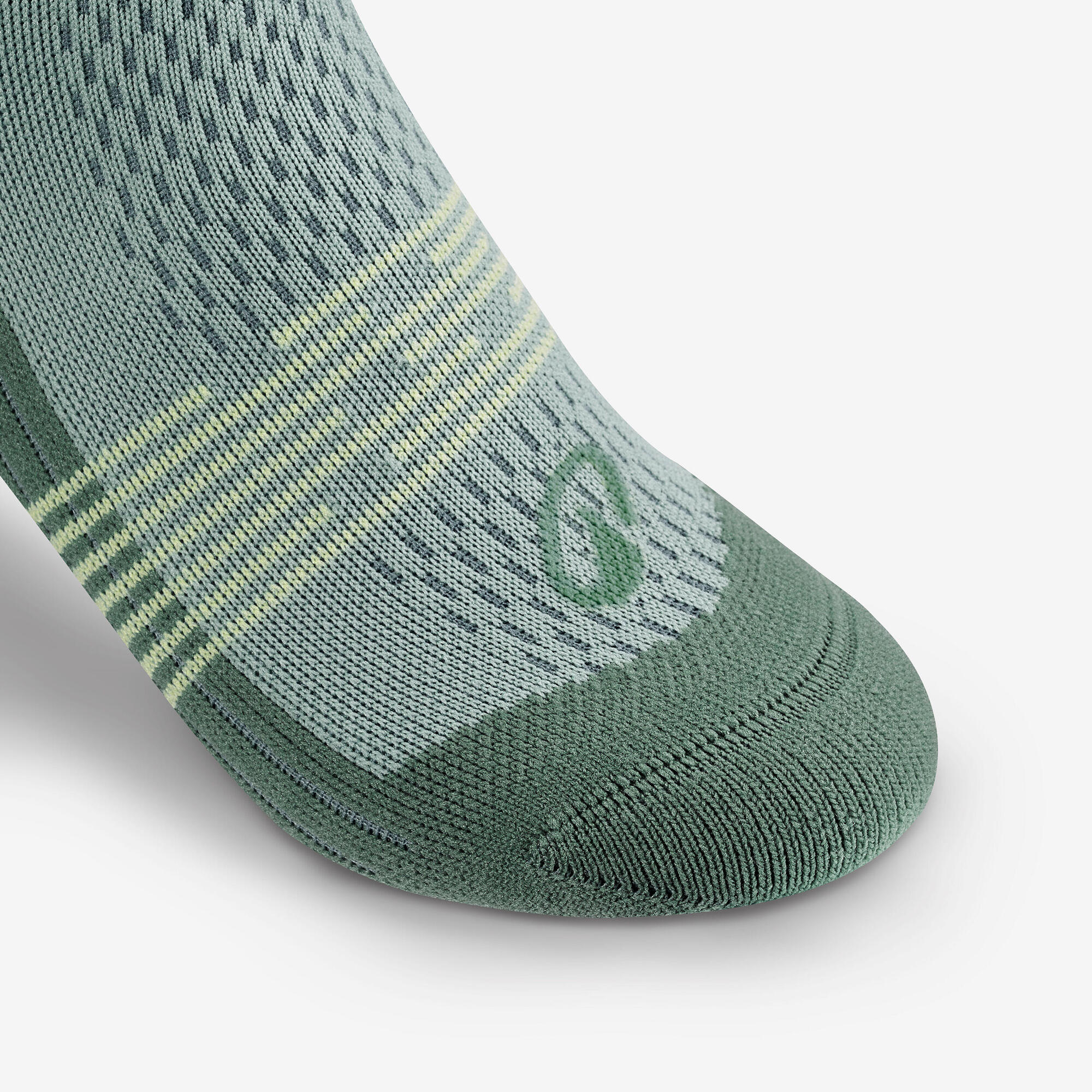 Quechua Kids' Hike 500 Crew Hiking Socks 2 Pack - Moisture-Wicking & Breathable for Outdoor Adventures - Perfect for Hiking, Camping & School Activities