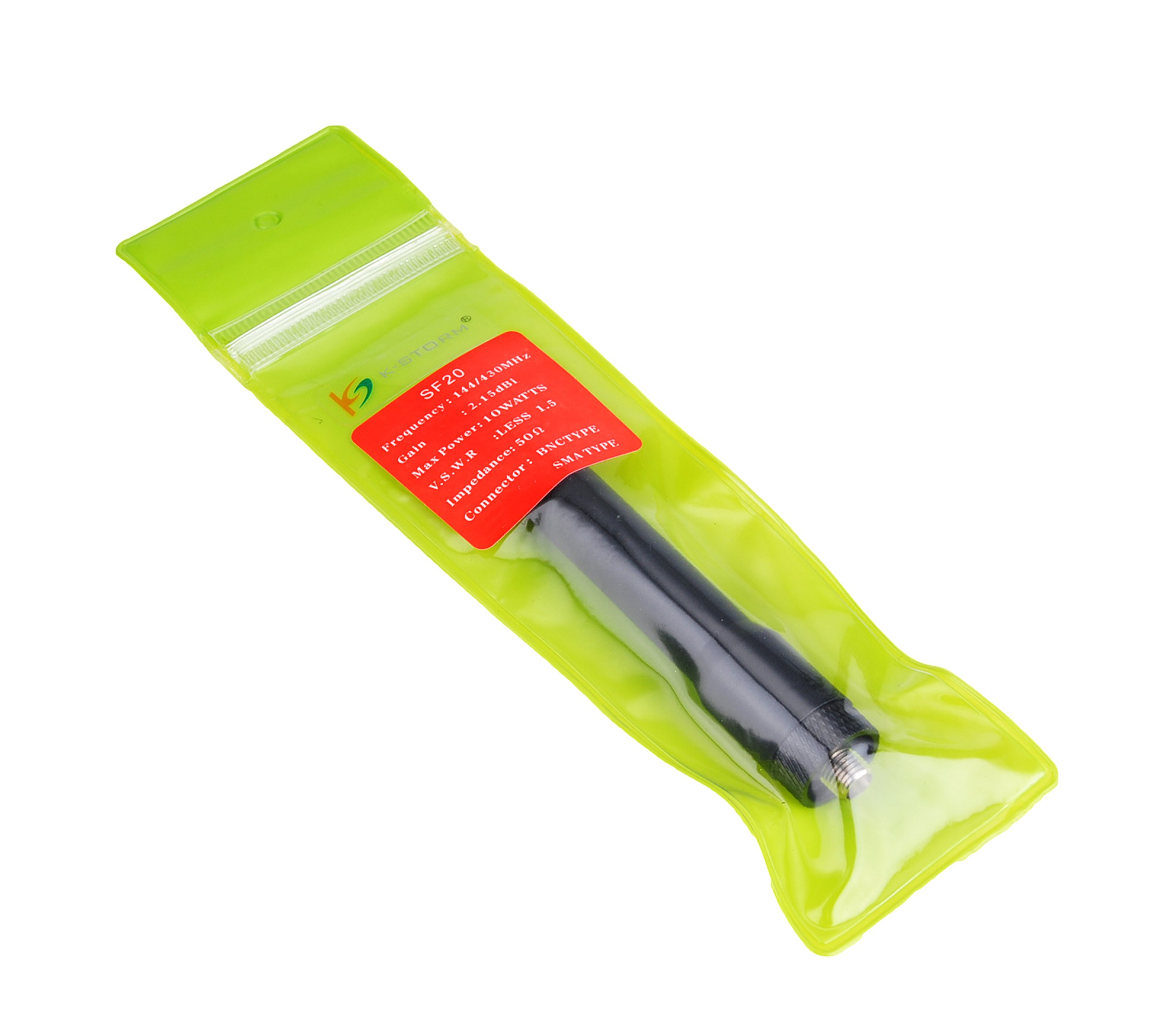 Silicone Radio Stubby Antenna Ham Dual Band VHF/UHF 144/430Mhz SMA-F Compatible with Kenwood Walkie Talkie - 1 Pack - Perfect for Outdoor Adventures, Hiking, Camping and Emergency Communication