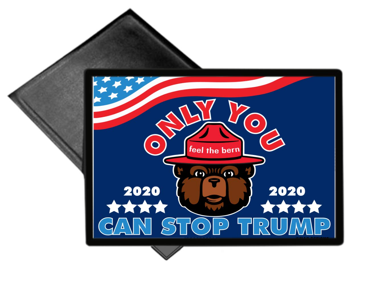 Stop Trump Welcome Mat 18x24 Inch - Anti-Trump Political Doormat for Outdoor & Indoor Use - Funny Entryway Rug for Porch, Front Door & Home Decor - Durable Coir Fiber Doormat for American Political Supporters
