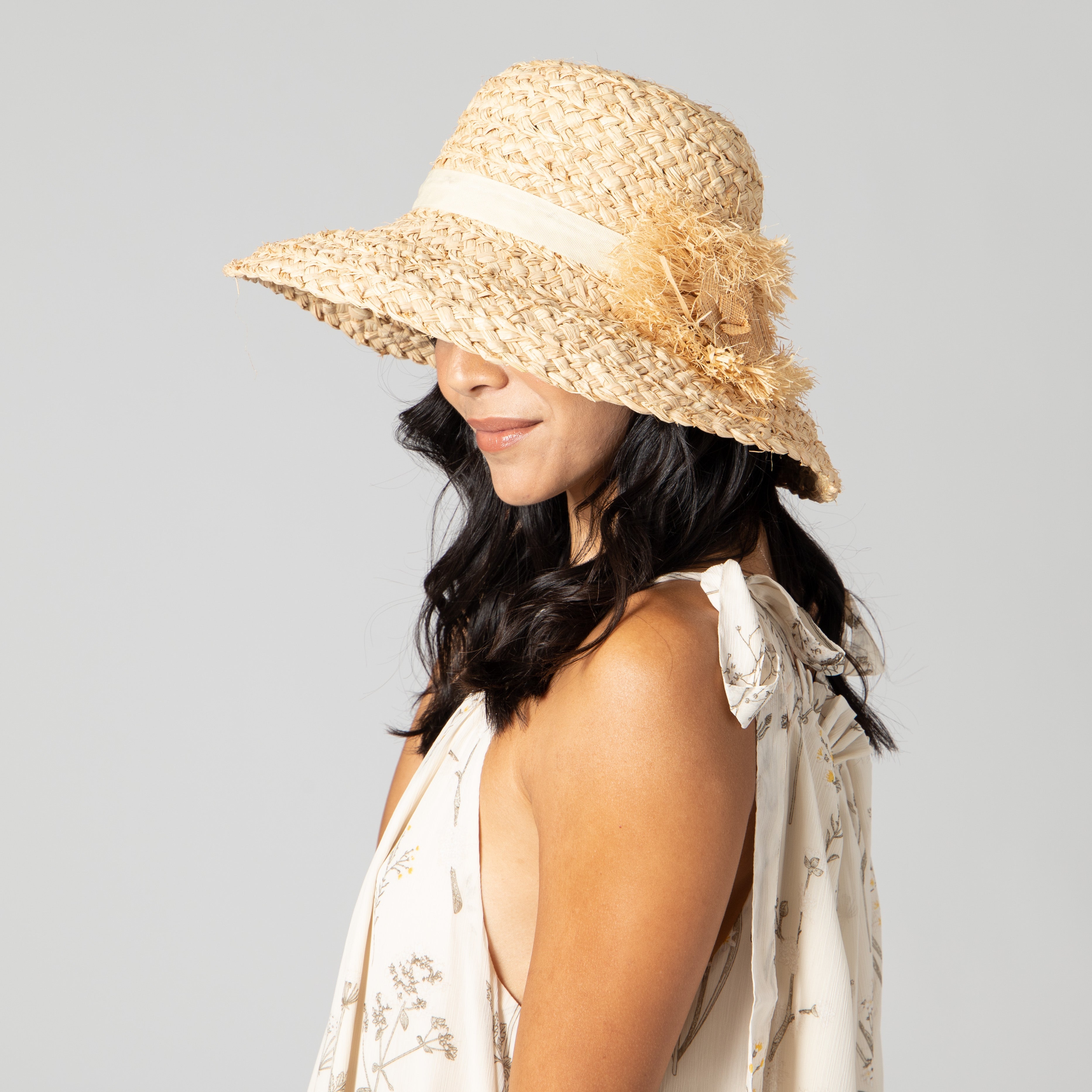 Bella Bucket Sun Hat for Women - UPF 50+ Wide Brim Beach Hat with Adjustable Chin Strap - Perfect for Outdoor, Travel, and Summer Vacation