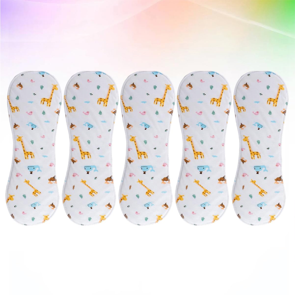UPKOCH 10 Pack Breathable Cotton Diapers - Soft, Waterproof & Comfortable for Babies | Ideal for Daytime Use, Overnight Protection & Travel Essentials
