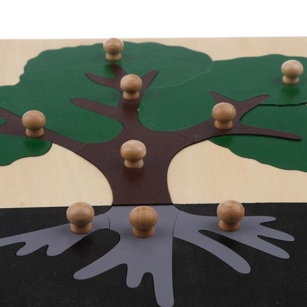 Enakshi Wooden Montessori Animal Peg Puzzle - Educational Toy for Kids, Toddlers & Preschoolers | Learning & Pretend Play | Handcrafted Wooden Jigsaw Puzzle for Early Childhood Development - Perfect for Home, Classroom & Daycare Use