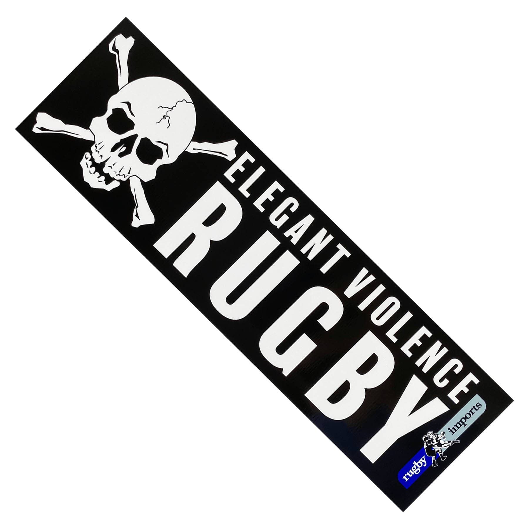 Elegant Violence Rugby Bumper Sticker - Premium Vinyl Decal for Cars, Trucks & Laptops - Show Your Rugby Team Spirit on Game Day