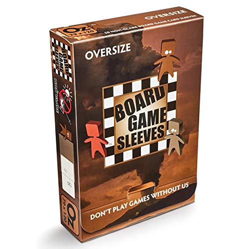 Arcane Tinmen ATM10428 DP Oversize Board Game Sleeves - 100 Count, Non-Glare Matte Finish, Premium Protection for Collectible Cards | Perfect for MTG, Yu-Gi-Oh, and Board Game Card Storage