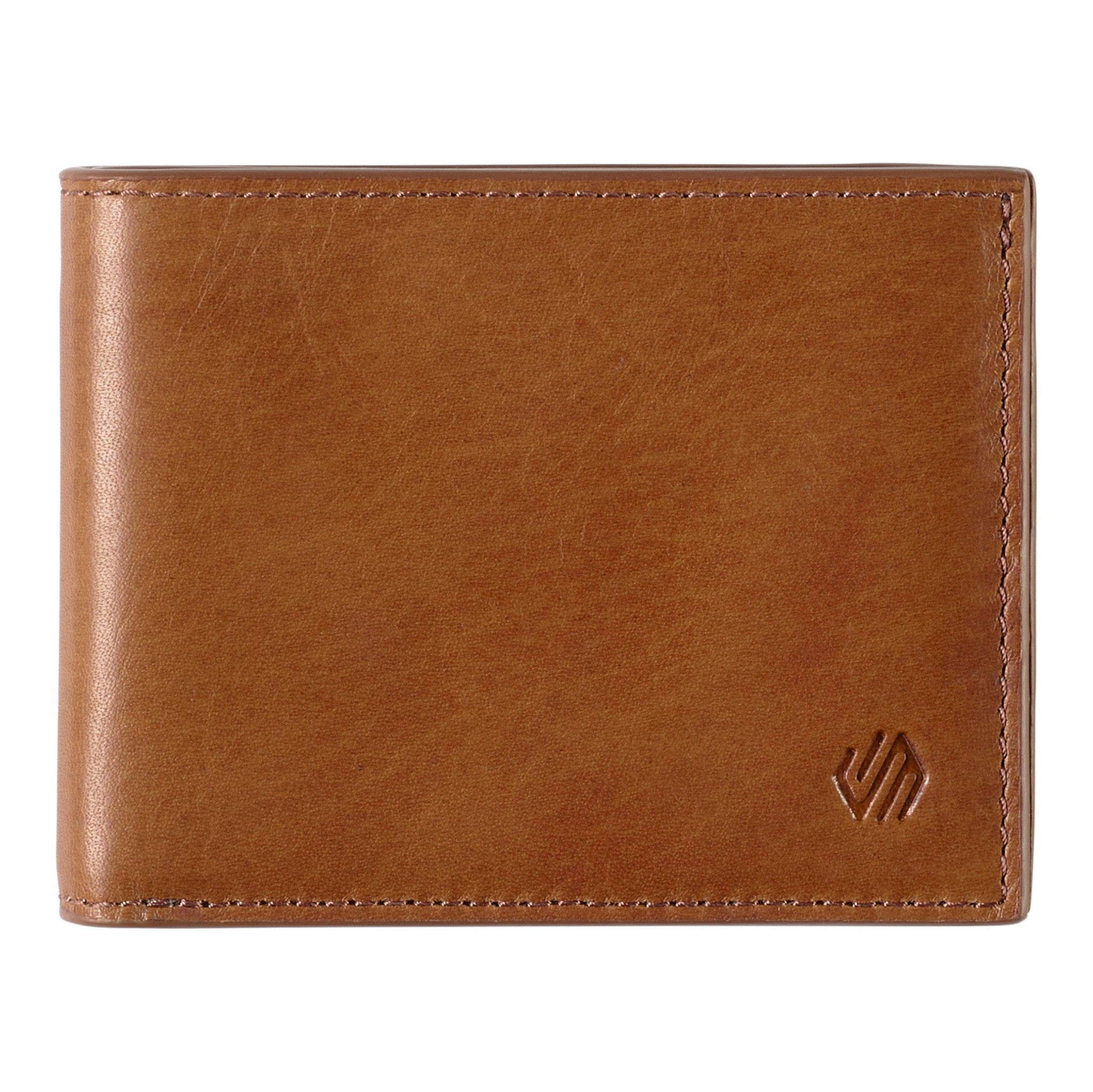 Johnston & Murphy Rhodes Genuine Leather Billfold Wallet for Men - Slim RFID Blocking Bifold Wallet with ID Window - Perfect for Everyday Use, Business & Travel