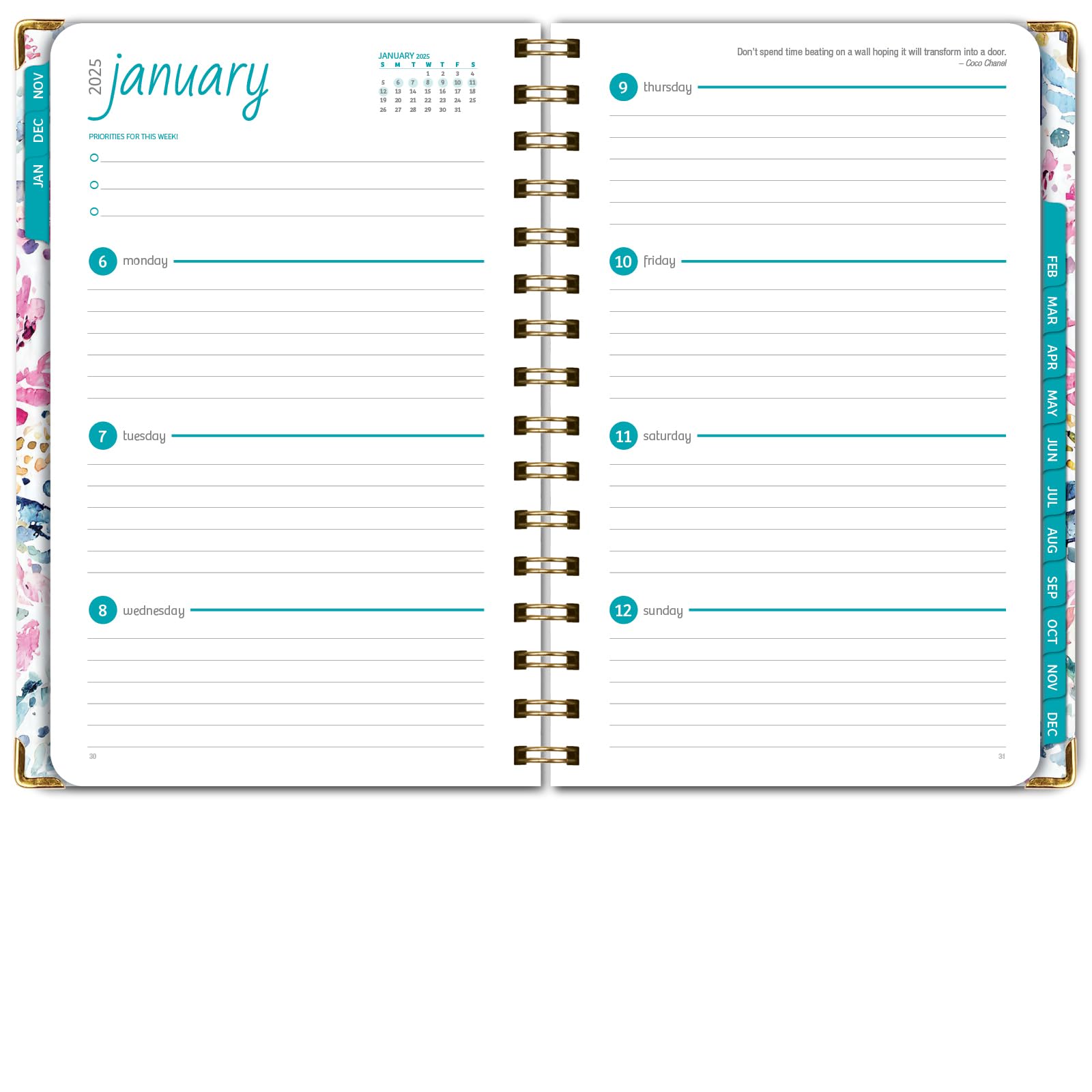 2025 Hardcover Planner 5.5