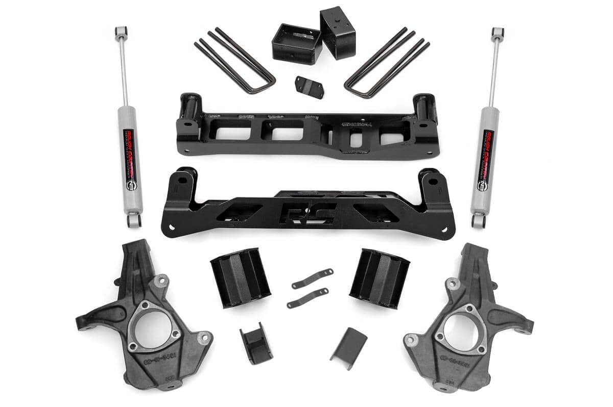 5 Inch Lift Kit for Chevy Silverado & GMC Sierra 1500 2WD (2007-2013) - Heavy Duty Suspension Upgrade - Model 26130 | Off-Road Adventure & Truck Customization