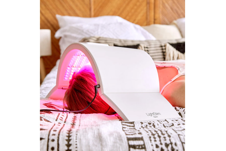 Lightstim Elipsa LED Light Therapy Face Lamp for Anti-Aging & Acne Treatment - Professional Skincare Device for Home Use - Perfect for Daily Facial Rejuvenation & Relaxation Routine