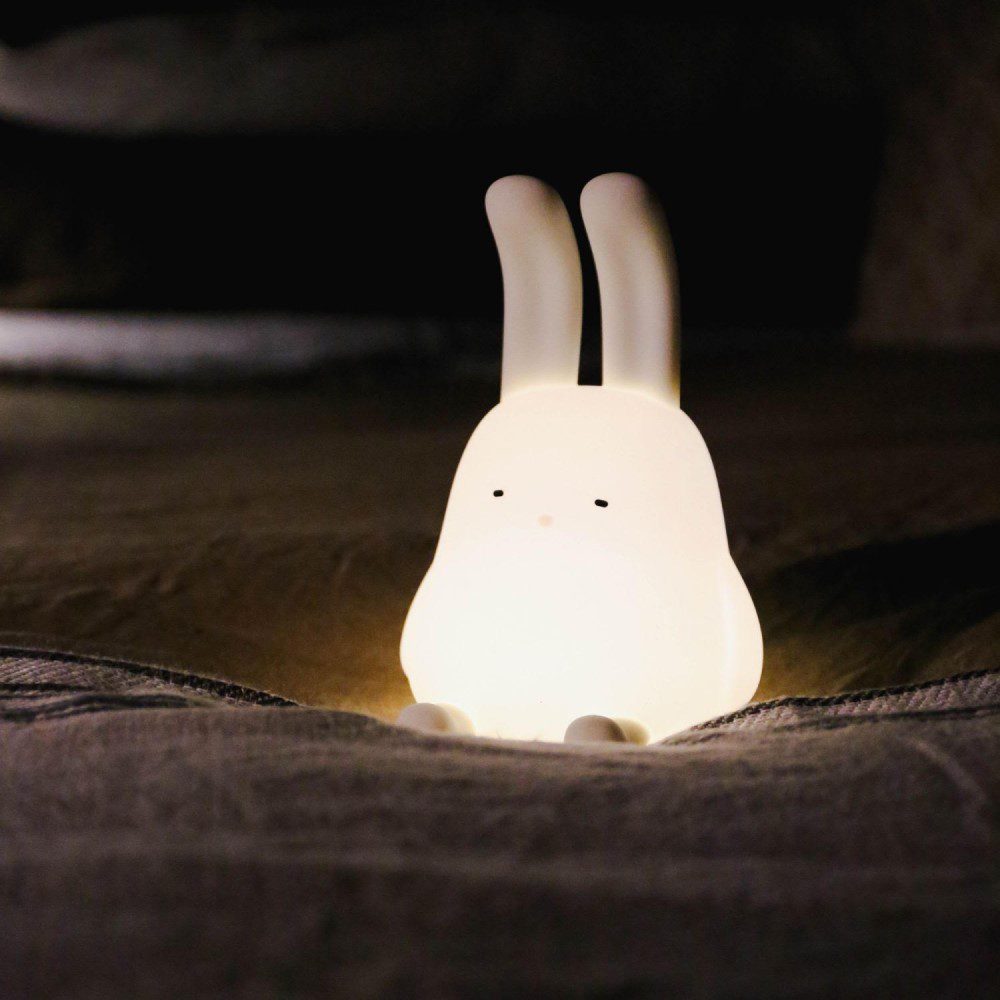 DESIGNSTUFF Bunny Night Light - Soft Glow LED Nursery Lamp for Kids Room, Baby Bedroom Decor, Cute Animal Nightlight for Sleep & Relaxation | Perfect Gift for Newborns & Toddlers