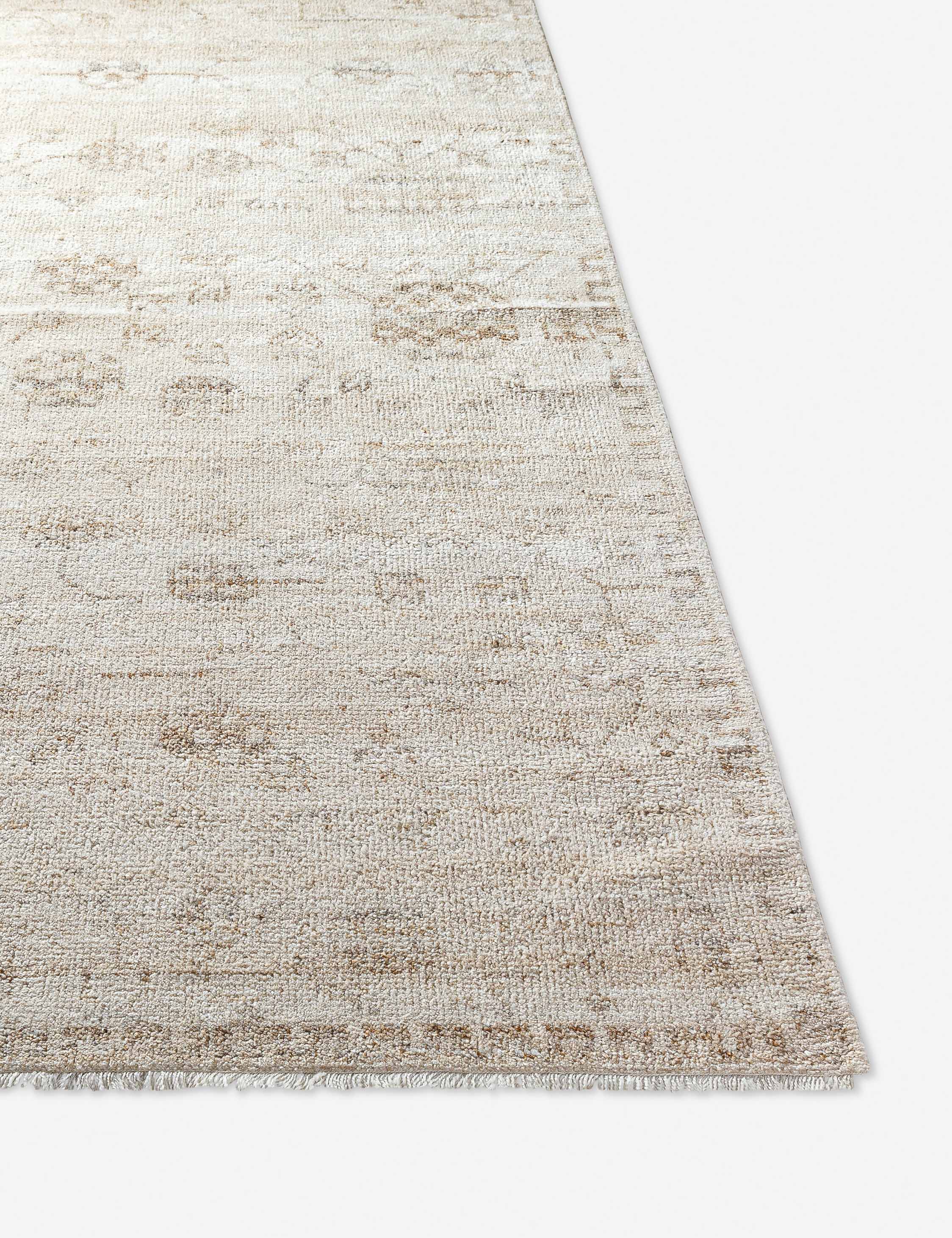 Handmade Birkett Hand Knotted Wool Rug - Traditional Persian Design for Living Room, Bedroom & Home Decor