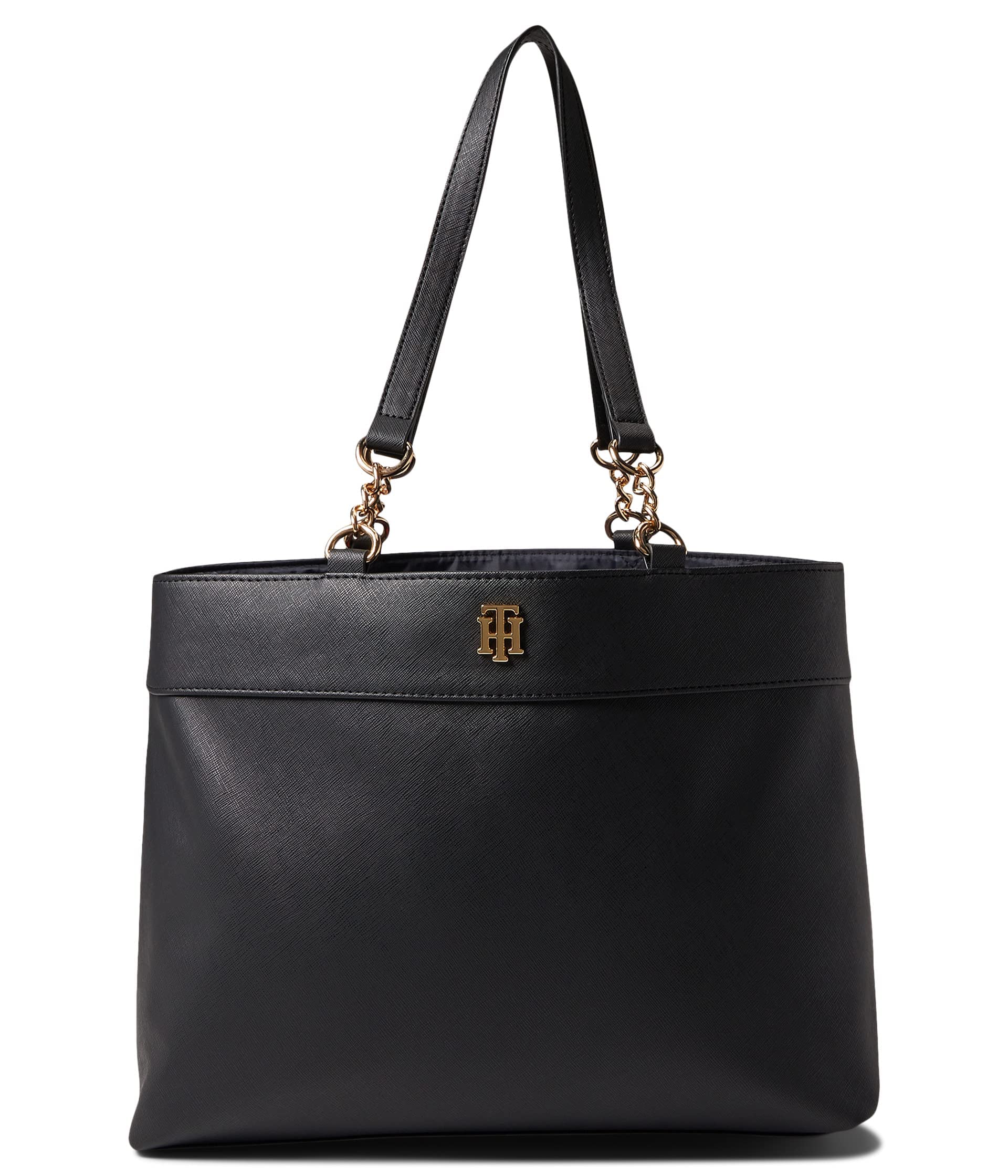 Tommy Hilfiger Women's Camilla II Tote Bag - Stylish & Spacious Leather Handbag for Work, Travel & Everyday Use