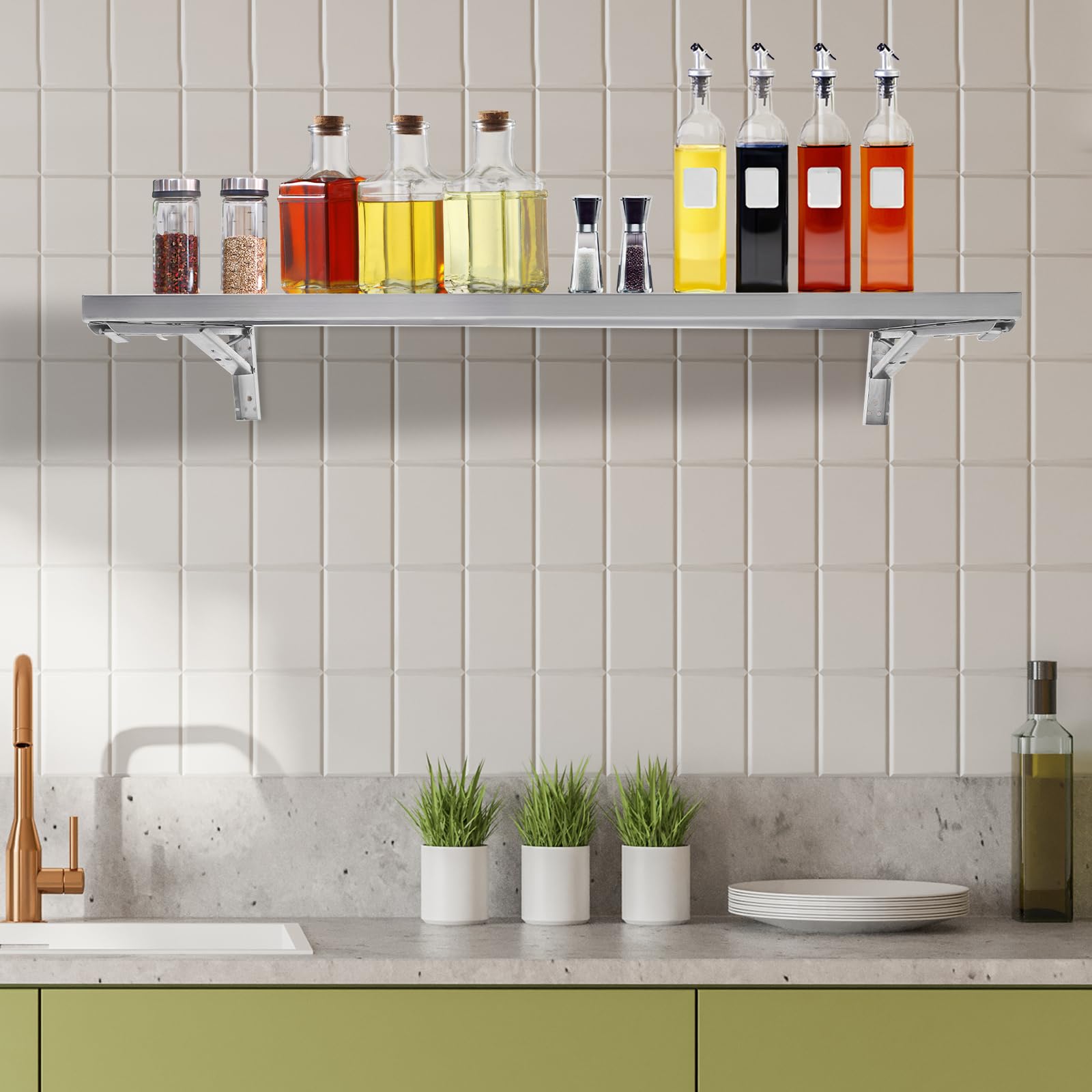 Stainless Steel Folding Shelf 35.43