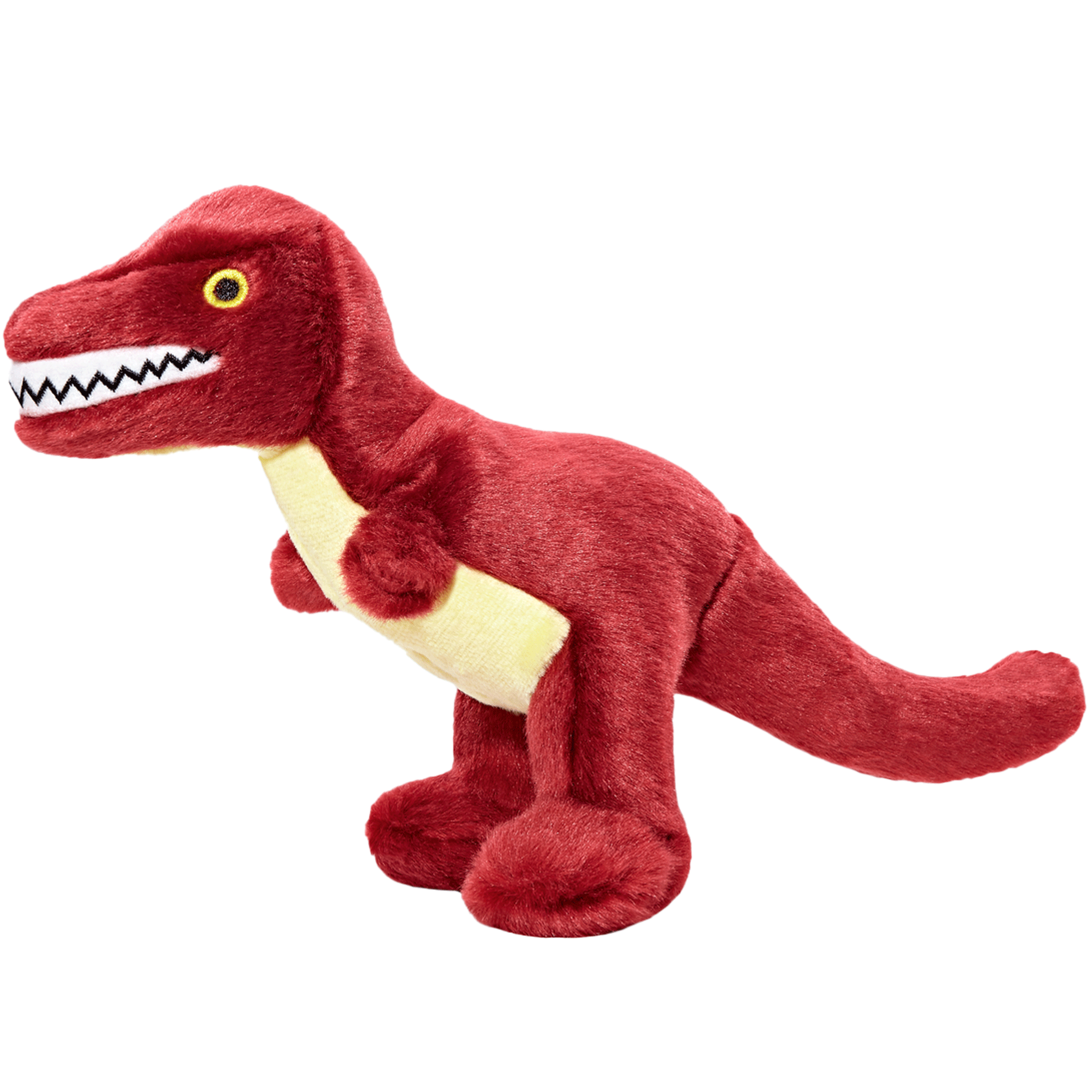 Fluff & Tuff Tiny T-Rex Dinosaur Dog Toy - Durable Plush Chew Toy for Small & Medium Dogs - Perfect for Playtime, Training & Cuddling