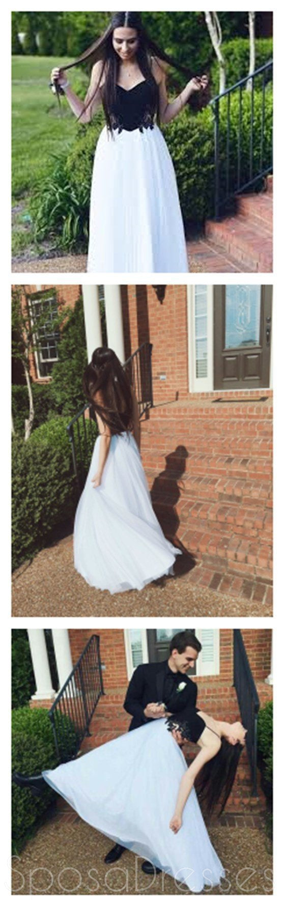 Elegant Long Prom Dresses with Spaghetti Straps - Simple Tulle Evening Gown for Homecoming, Formal Events & Special Occasions | PD0068
