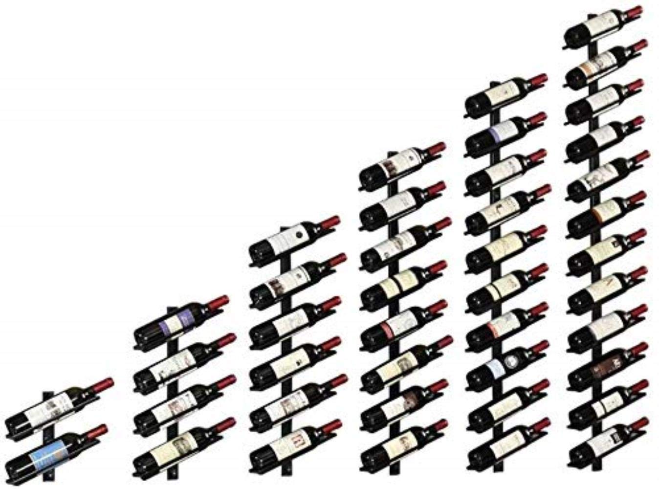 Modern Wall-Mounted Wine Rack - Space-Saving Kitchen Decor for Wine Storage
