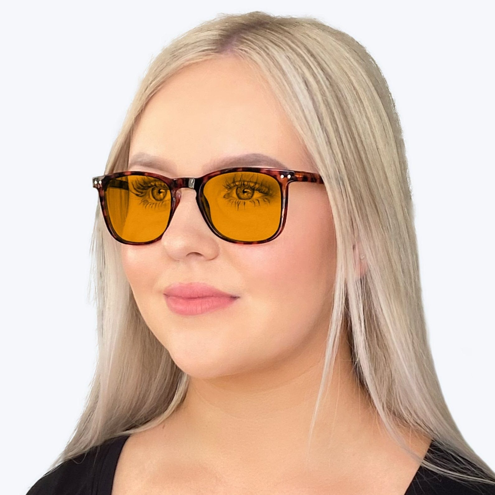 SunDown Taylor Blue Light Blocking Glasses - Tortoise Frame Reading Glasses for Women & Men - Reduce Eye Strain for Work, Gaming & Nighttime Use