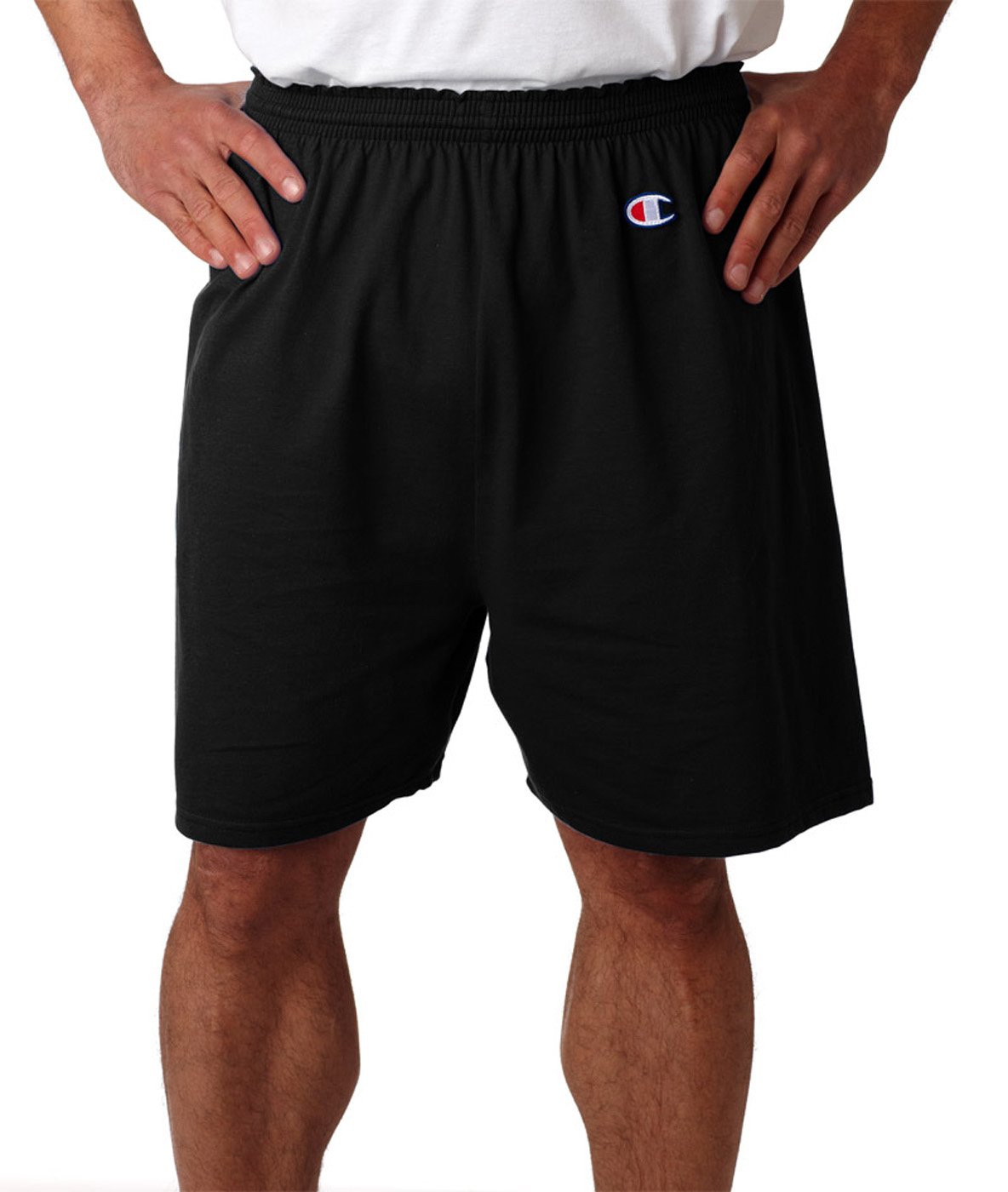 Champion Men's Gym Workout Shorts - Black 2XL - Breathable & Comfortable Athletic Shorts for Running, Training & Casual Wear