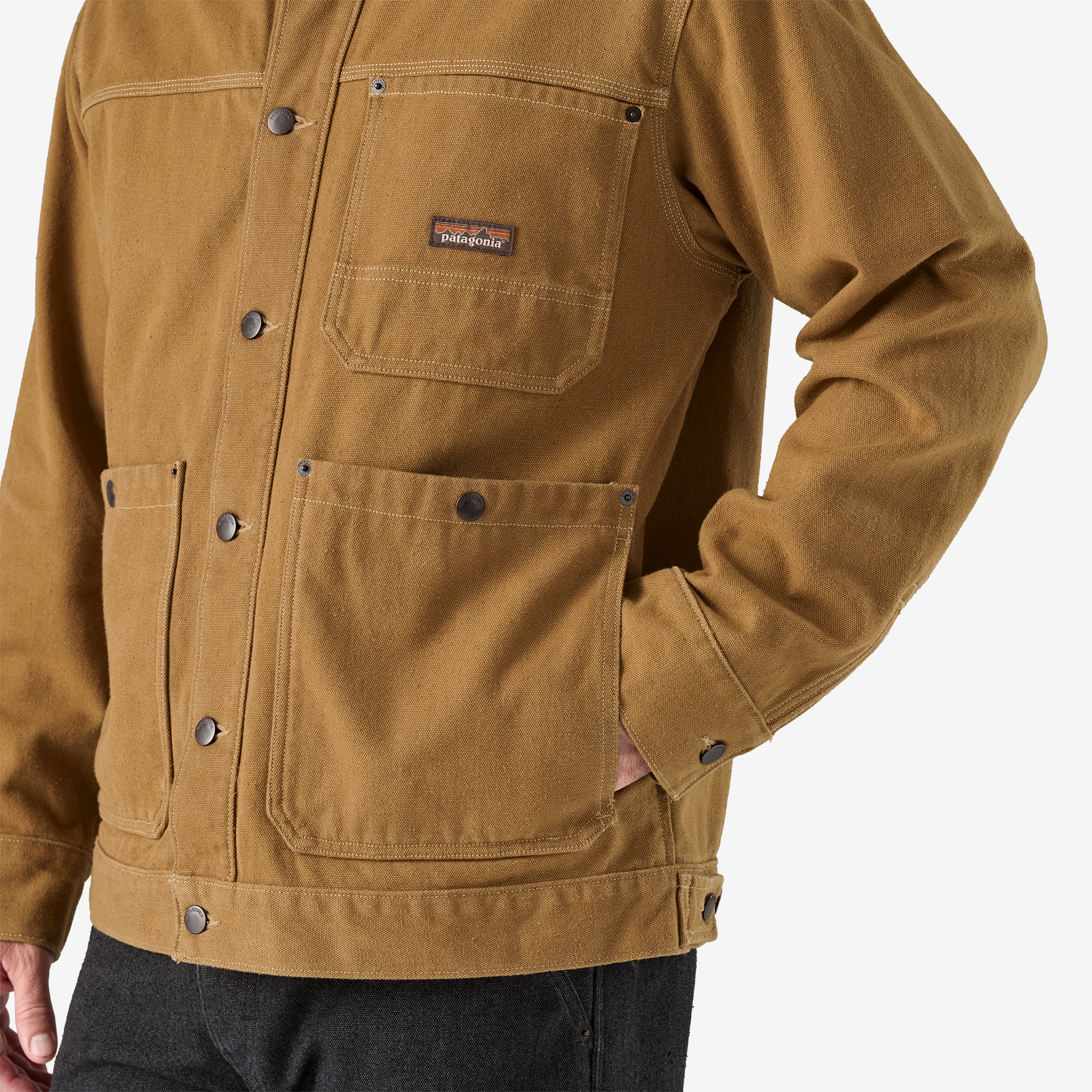 Men's Iron Forge™ Heavy Duty Canvas Chore Coat - Durable Work Jacket for Outdoor Labor, Farming & Casual Wear