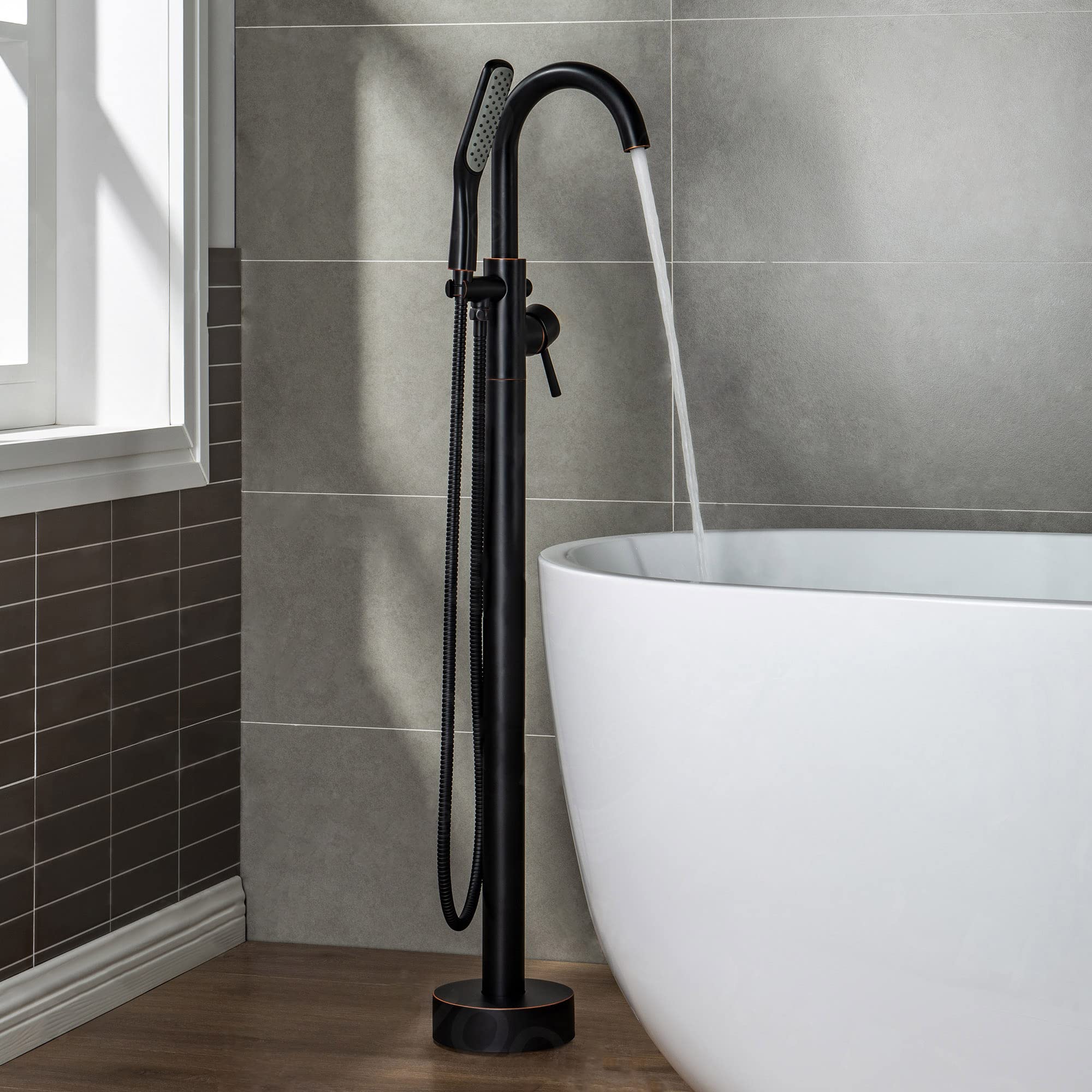 WOODBRIDGE F0010ORBSQ Oil-Rubbed Bronze Bathroom Faucet 10.75