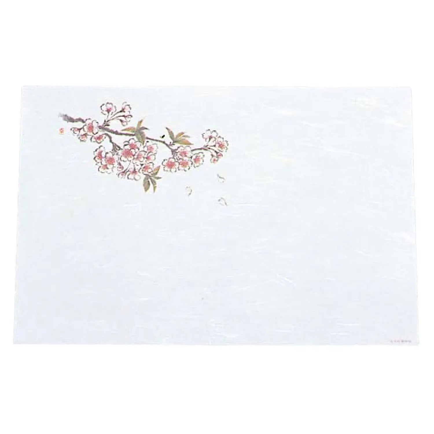 Artec Japanese Washi Paper Placemats - Sakura Cherry Blossom Design - Set of 100 - Eco-Friendly Table Decor for Dining, Parties & Home Decor