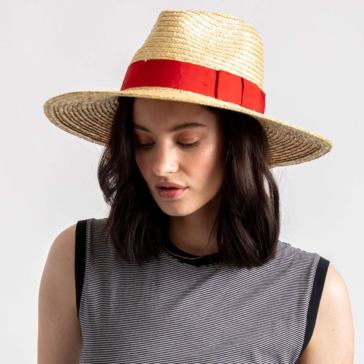 Brixton Joanna Women's Straw Sun Hat - Wide Brim Summer Beach Hat for Outdoor, Travel & Vacation
